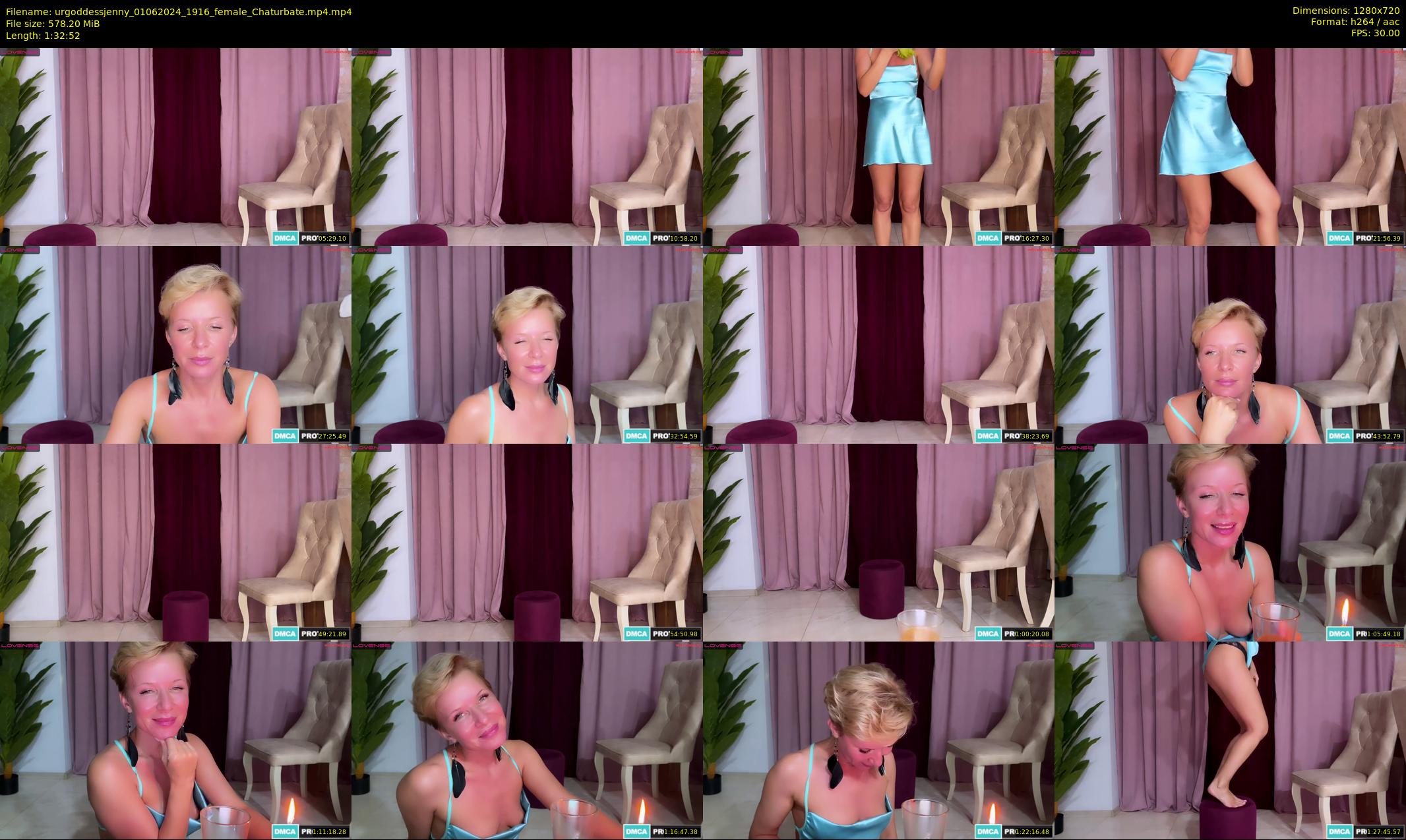 urgoddessjenny — 93 minute Chaturbate female cam show recording, 720p, Jun 1, 2024