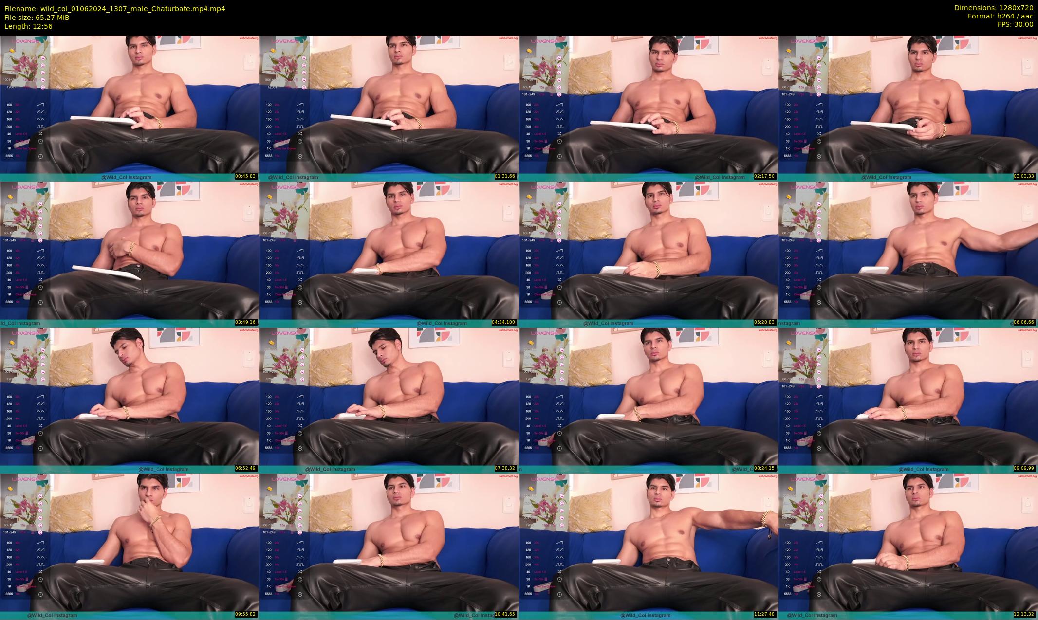 wild_col — 13 minute Chaturbate male cam show recording, 720p, Jun 1, 2024