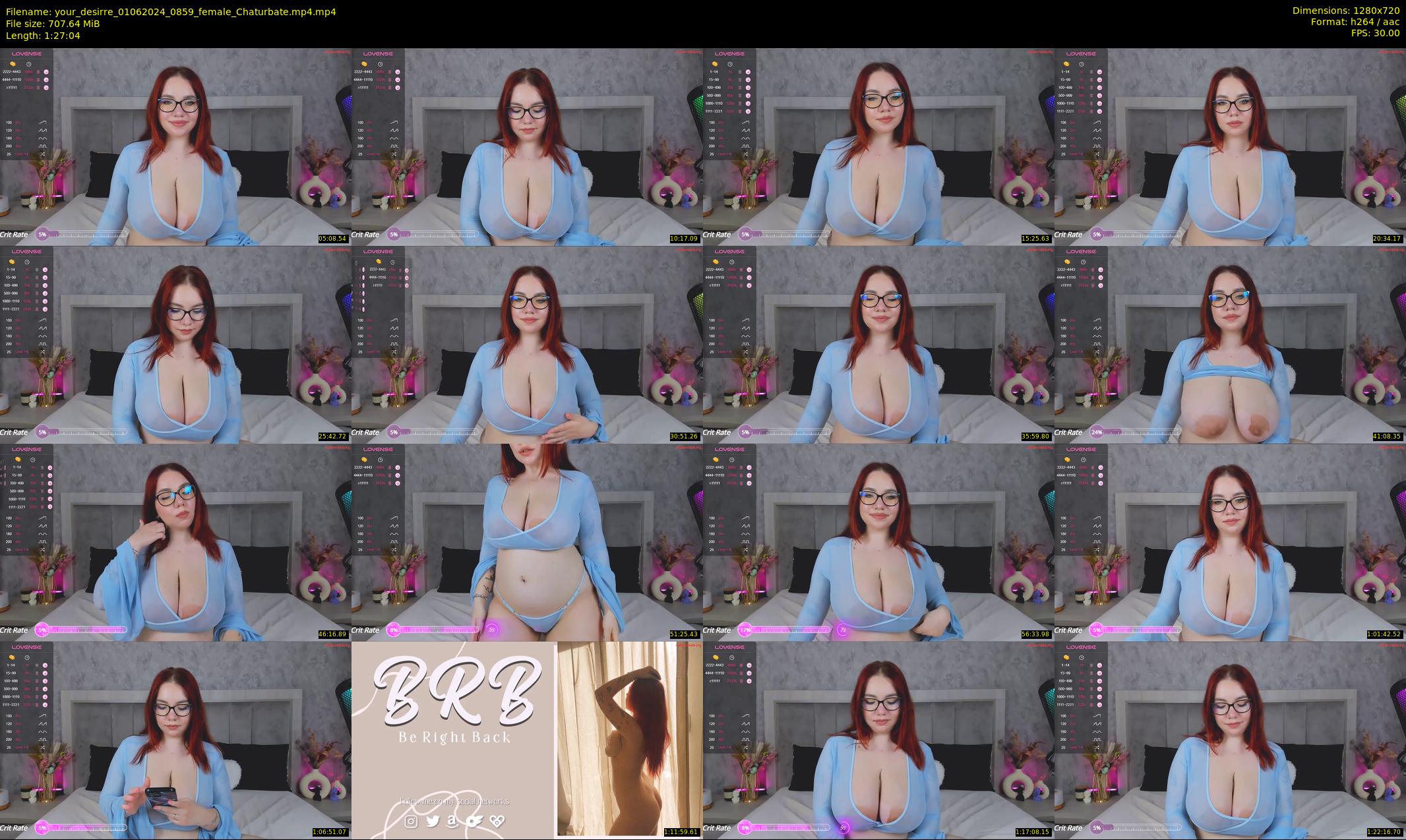 your_desirre — 88 minute Chaturbate female cam show recording, 720p, Jun 1, 2024