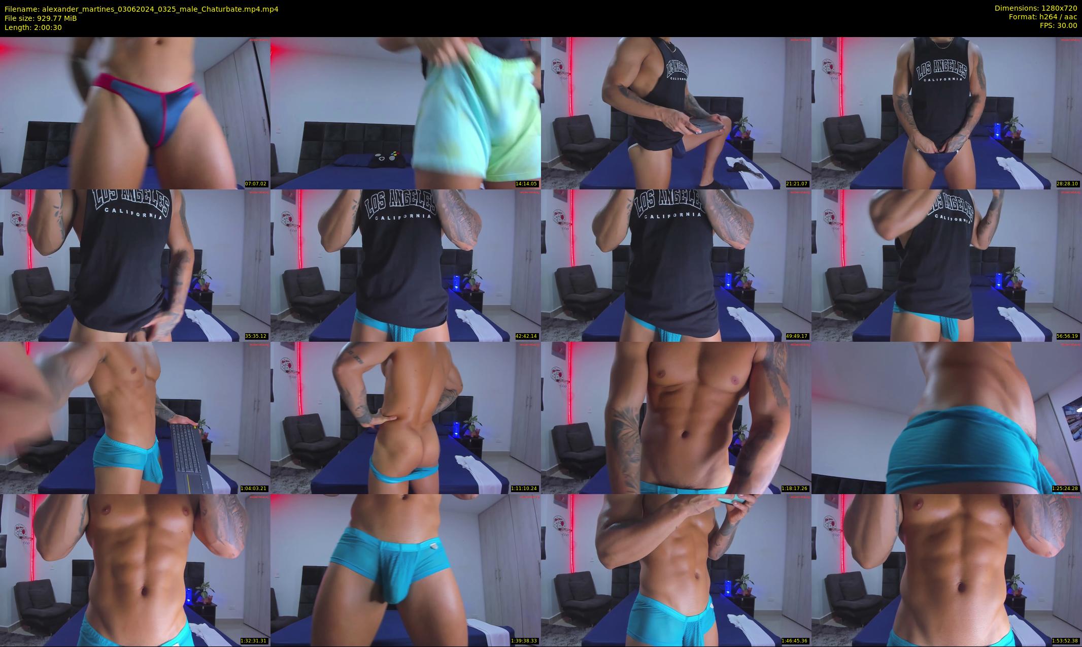 alexander_martines — 121 minute Chaturbate male cam show recording, 720p, Jun 3, 2024