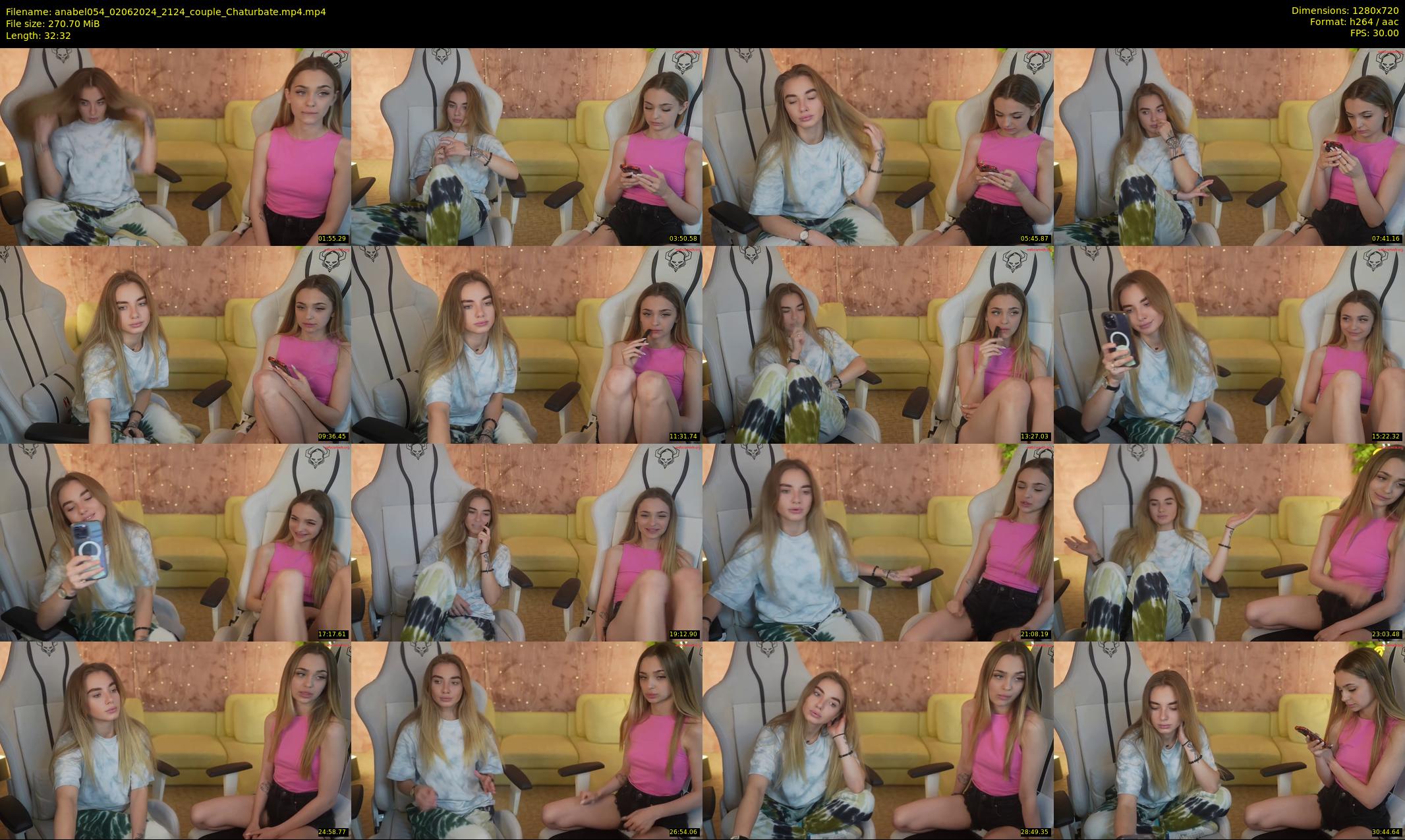 anabel054 — 33 minute Chaturbate female cam show recording, 720p, Jun 2, 2024