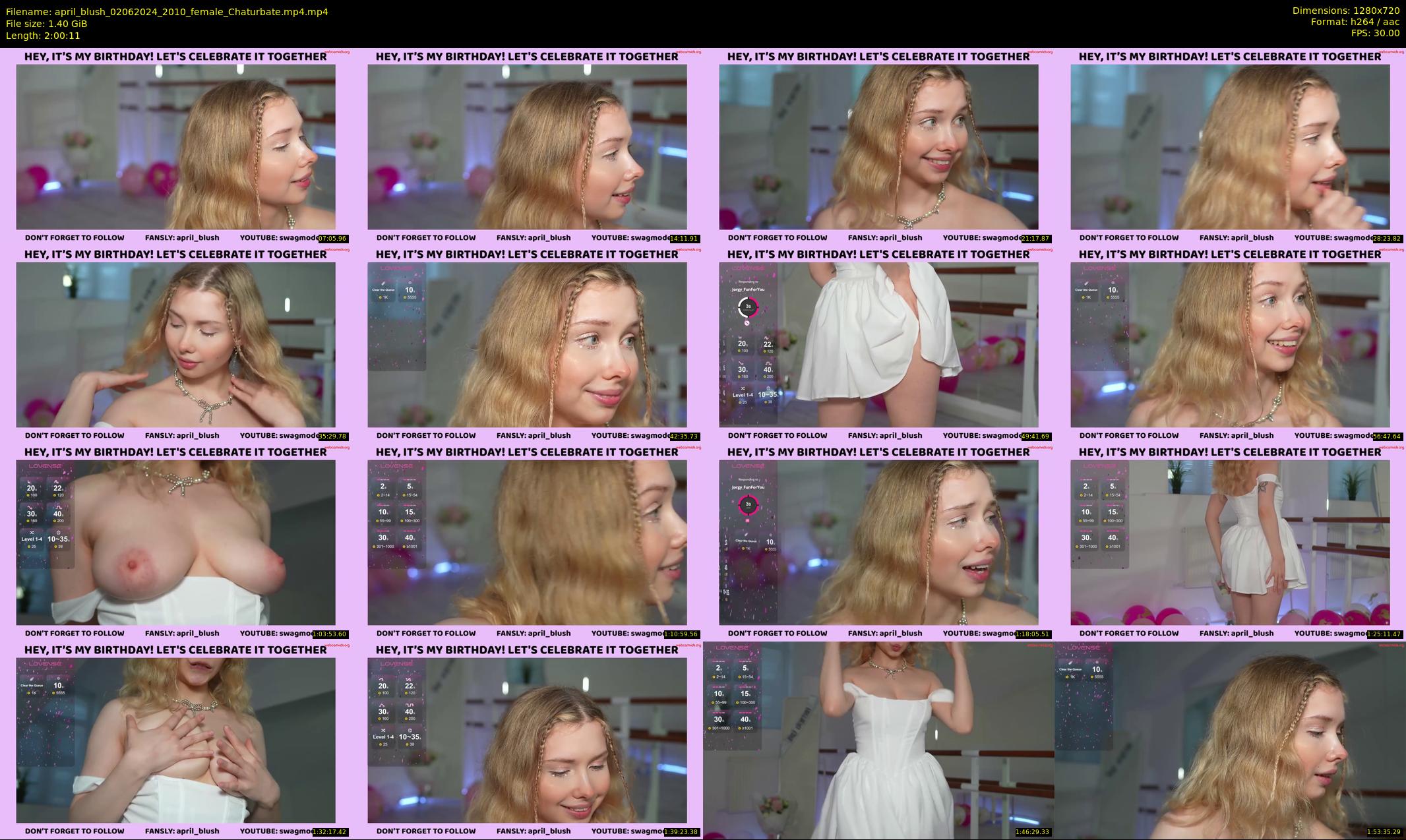 april_blush — 121 minute Chaturbate female cam show recording, 720p, Jun 2, 2024