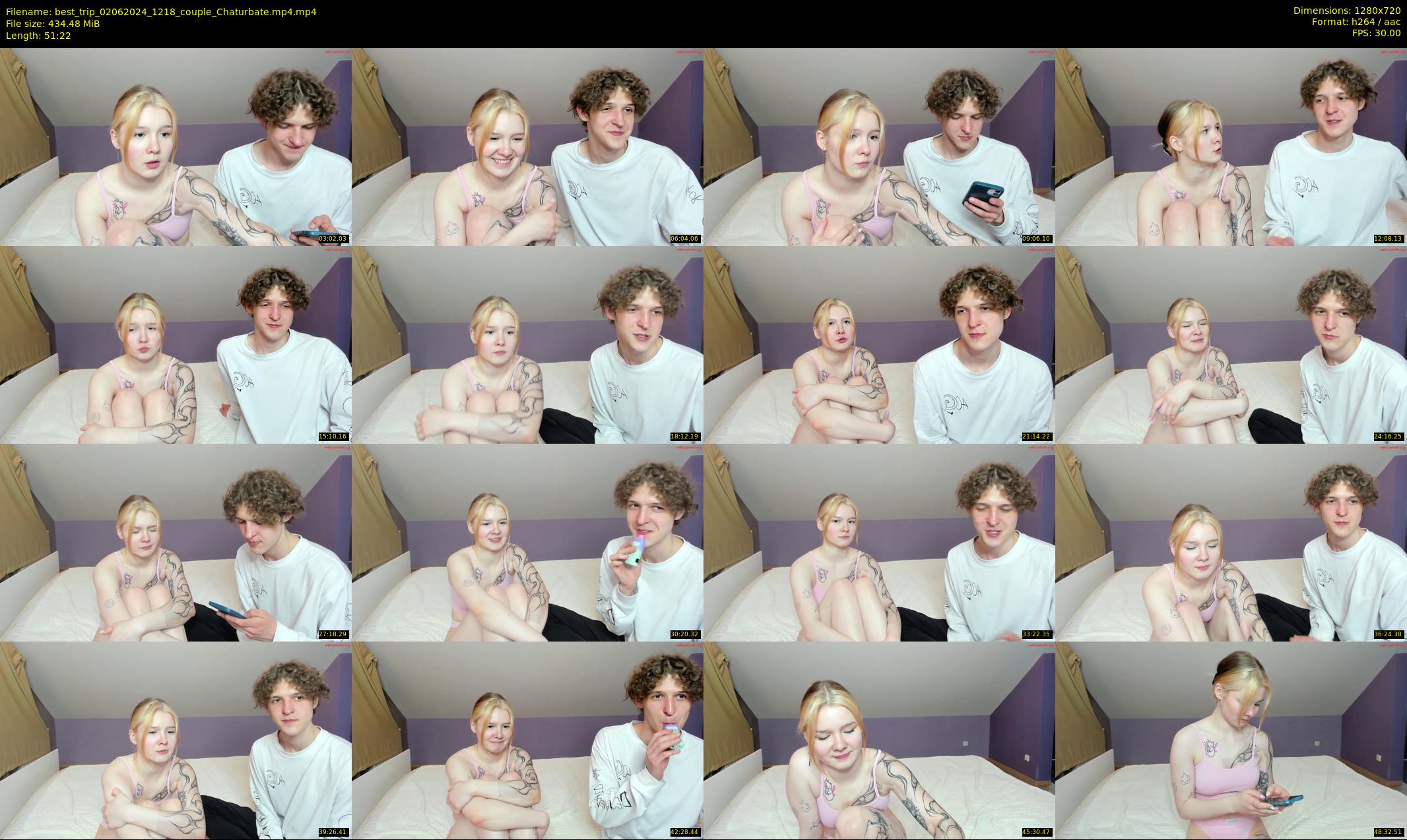 best_trip — 52 minute Chaturbate couple cam show recording, 720p, Jun 2, 2024