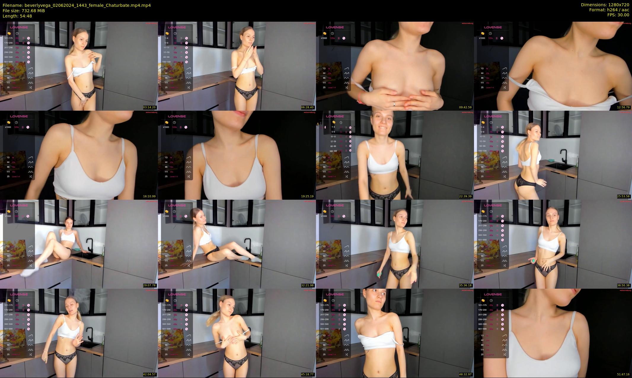 beverlyvega — 55 minute Chaturbate couple cam show recording, 720p, Jun 2, 2024