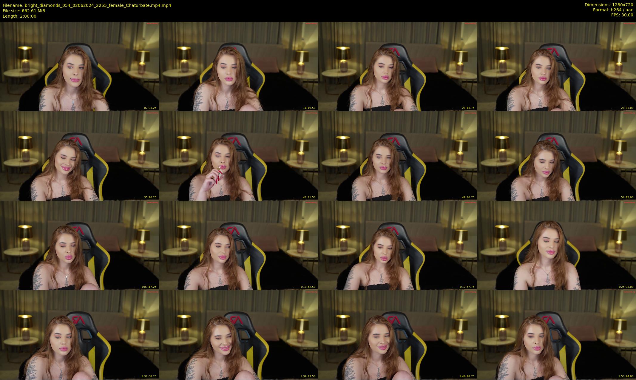 bright_diamonds_054 — 120 minute Chaturbate couple cam show recording, 720p, Jun 2, 2024