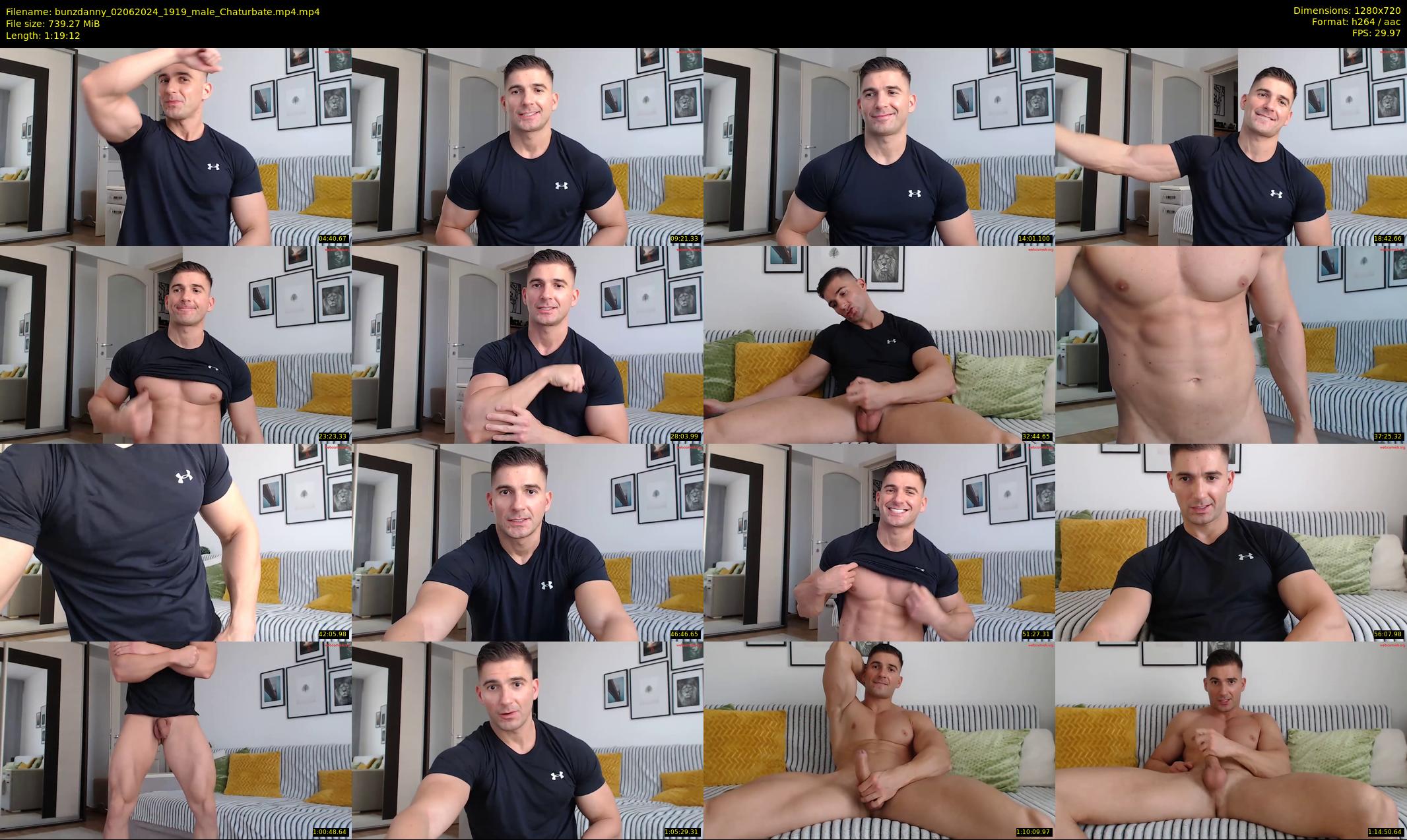 bunzdanny — 80 minute Chaturbate male cam show recording, 720p, Jun 2, 2024