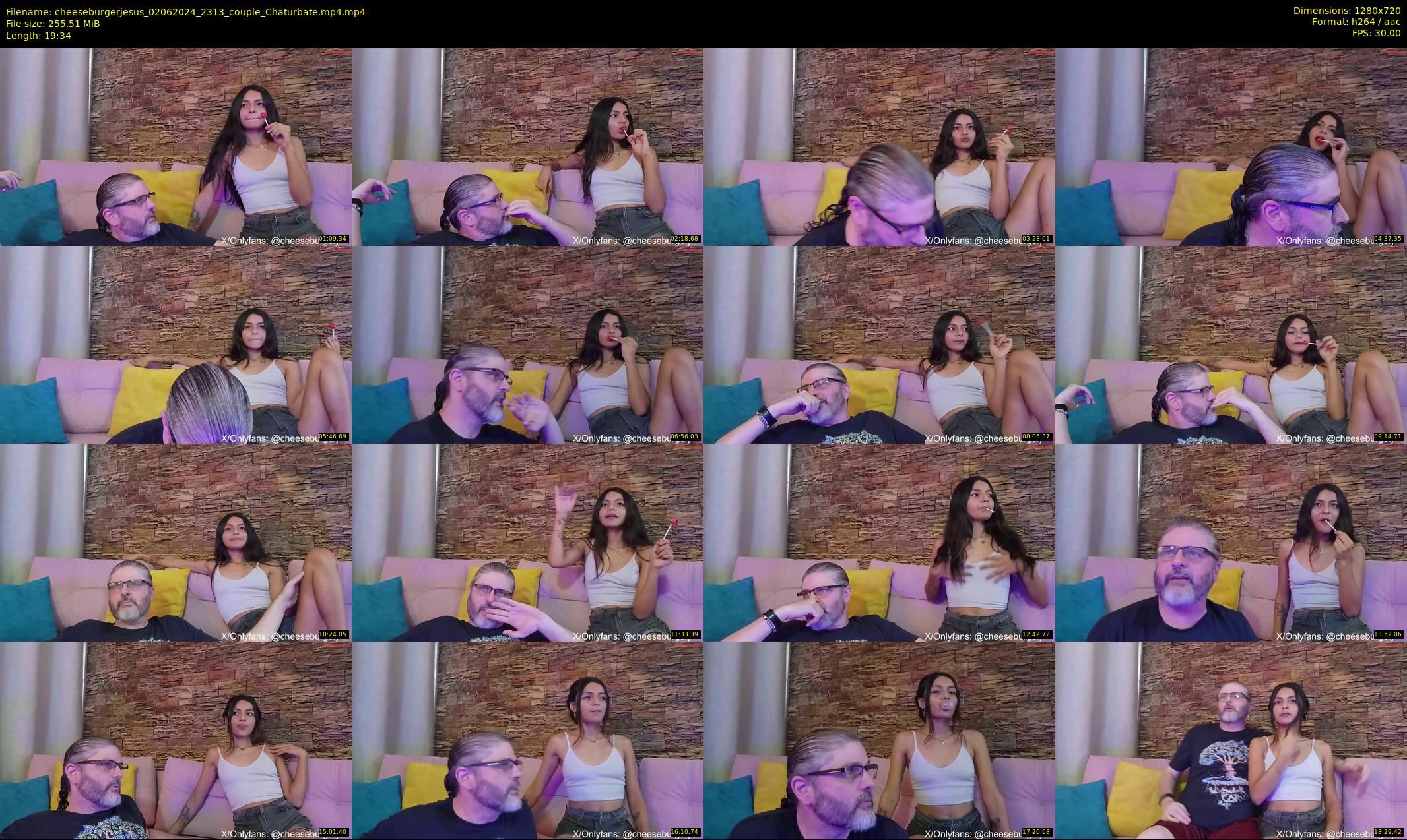 cheeseburgerjesus — 20 minute Chaturbate couple cam show recording, 720p, Jun 2, 2024
