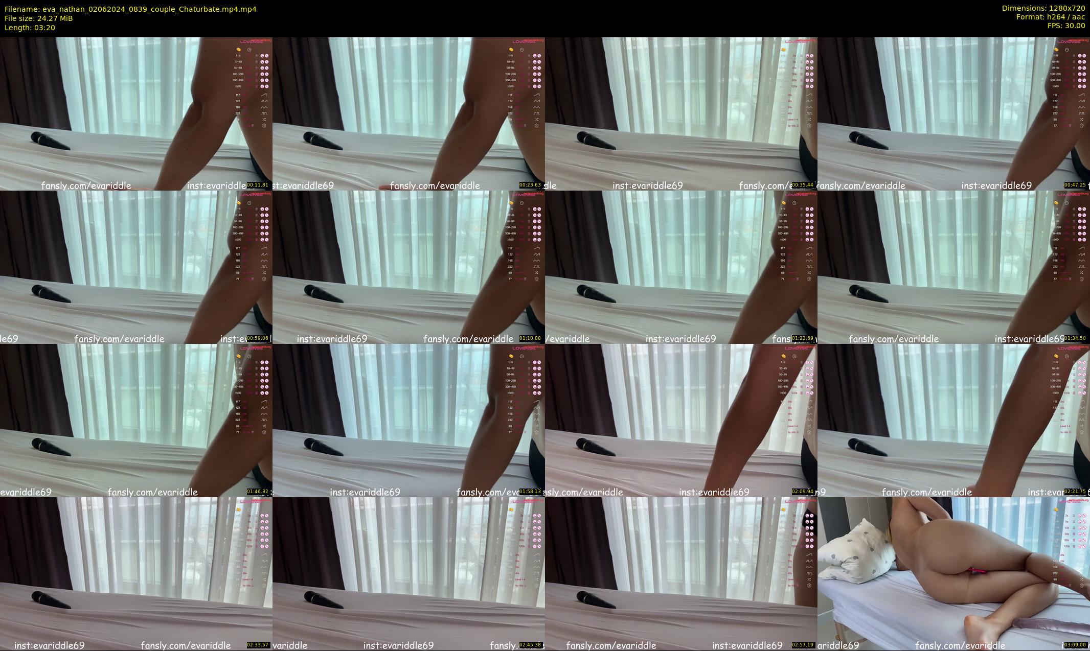 eva_nathan — 4 minute Chaturbate couple cam show recording, 720p, Jun 2, 2024
