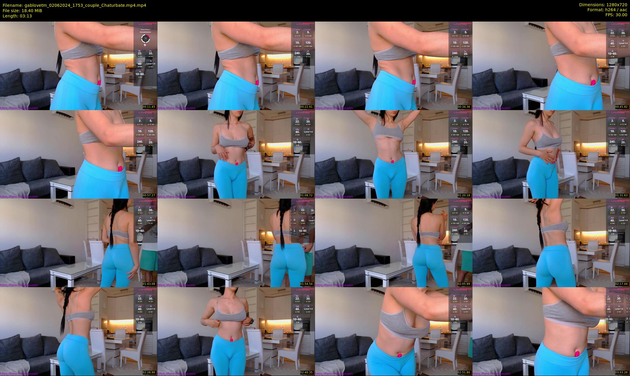 gablovetm — 4 minute Chaturbate couple cam show recording, 720p, Jun 2, 2024