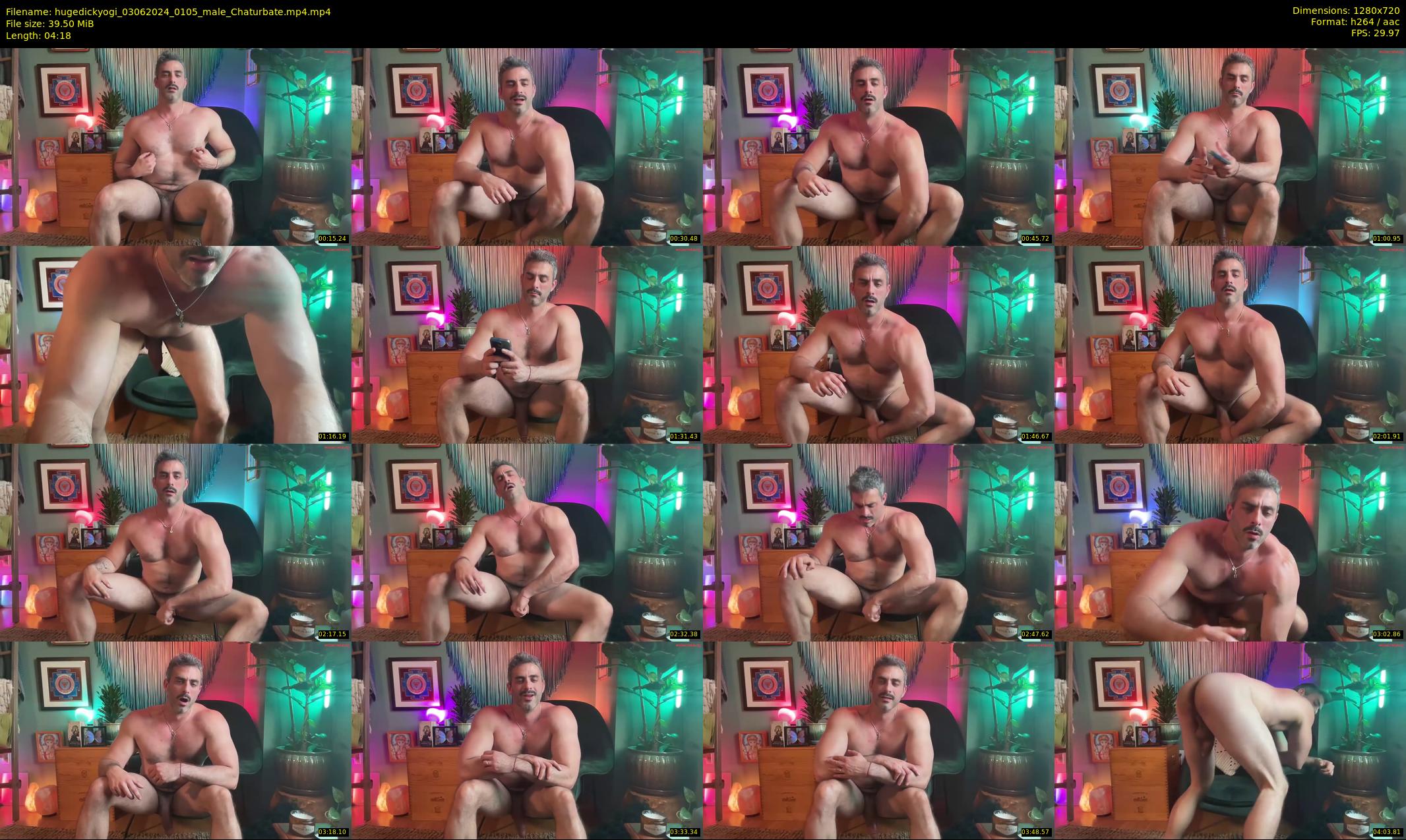 hugedickyogi — 5 minute Chaturbate male cam show recording, 720p, Jun 3, 2024