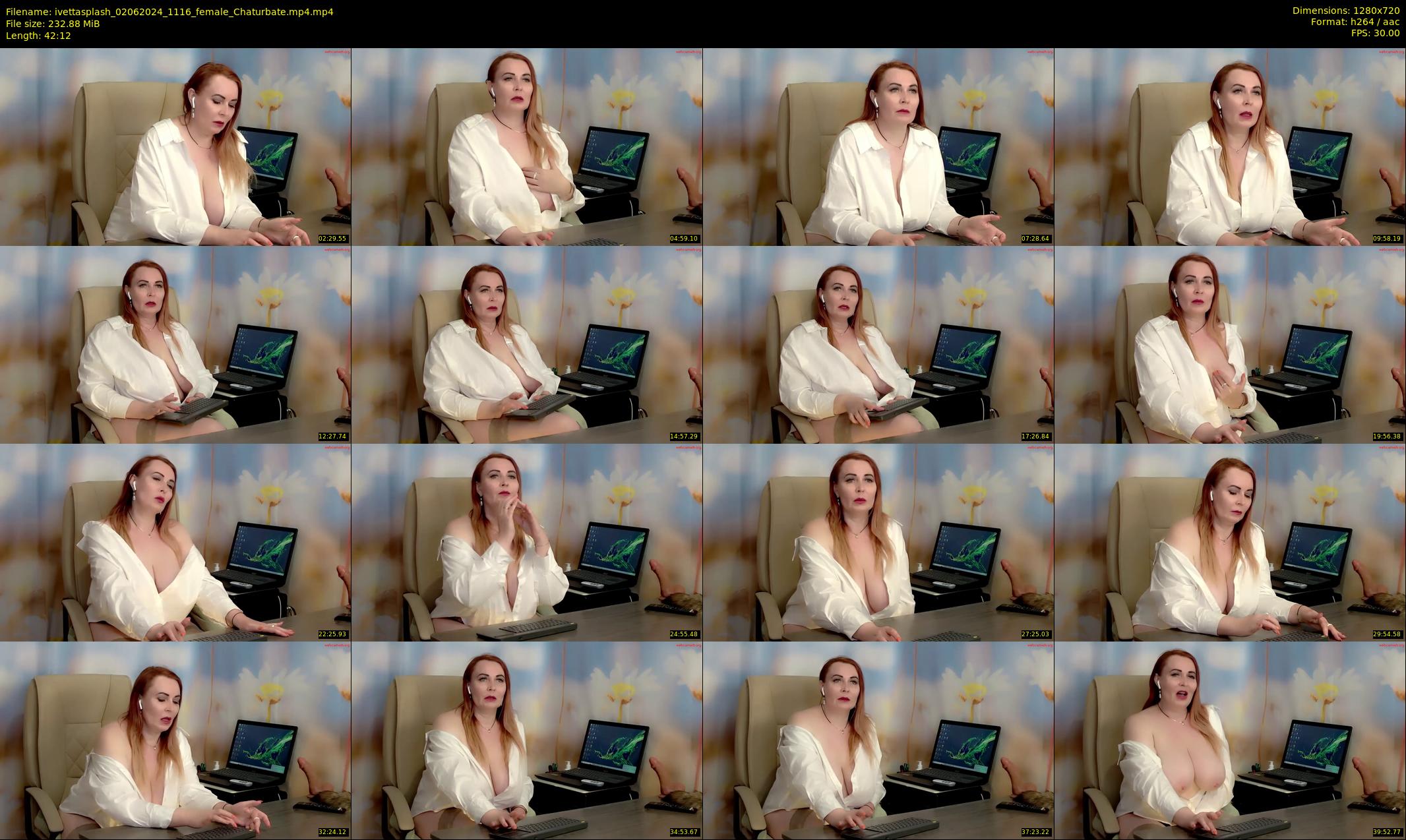 ivettasplash — 43 minute Chaturbate female cam show recording, 720p, Jun 2, 2024