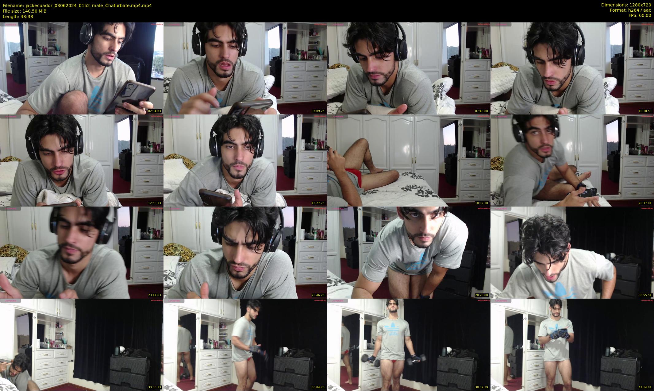 jackecuador — 44 minute Chaturbate male cam show recording, 720p, Jun 3, 2024