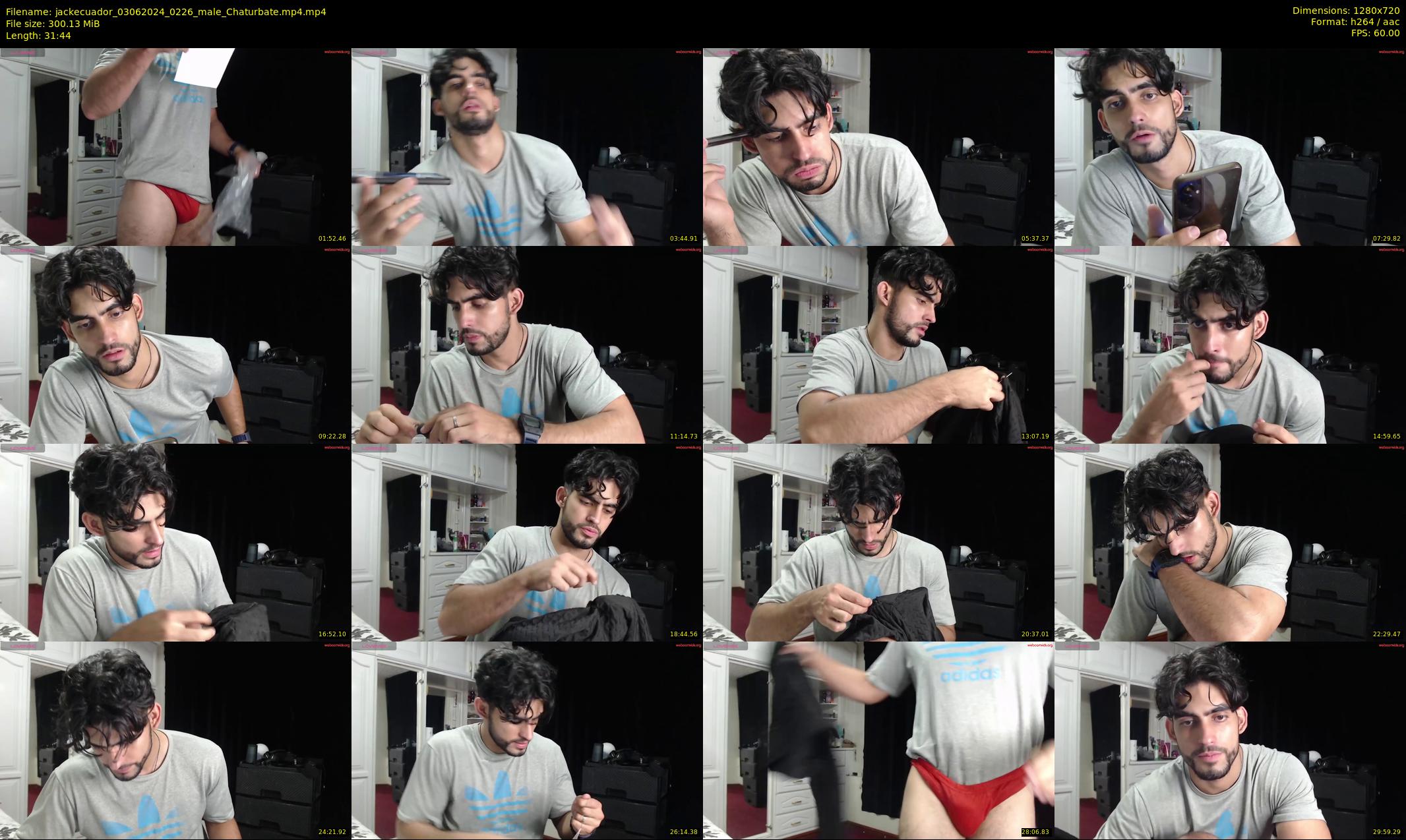 jackecuador — 32 minute Chaturbate male cam show recording, 720p, Jun 3, 2024