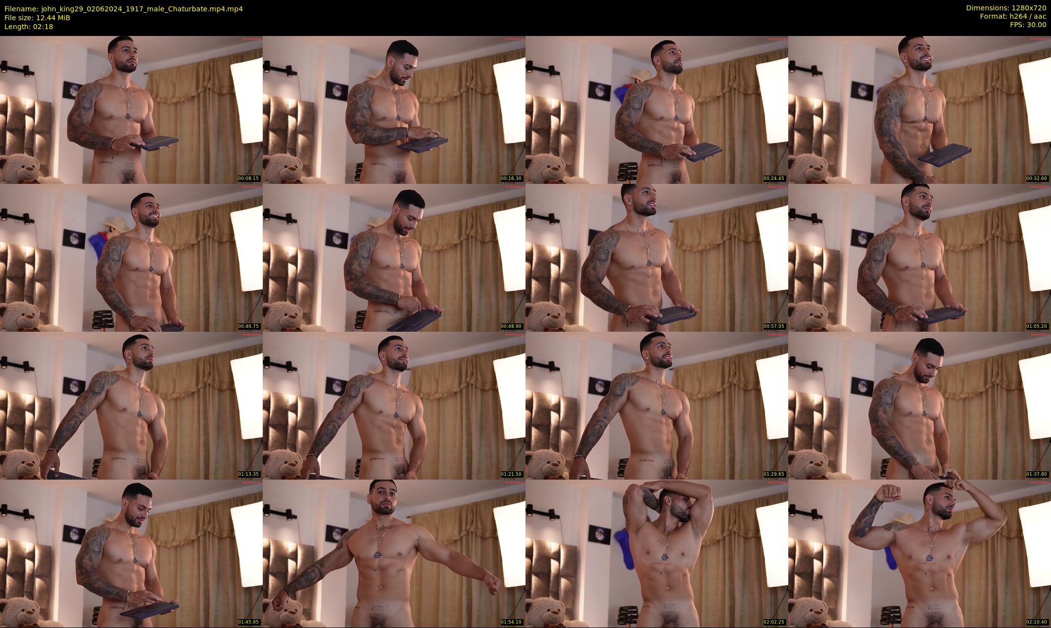 john_king29 — 3 minute Chaturbate male cam show recording, 720p, Jun 2, 2024