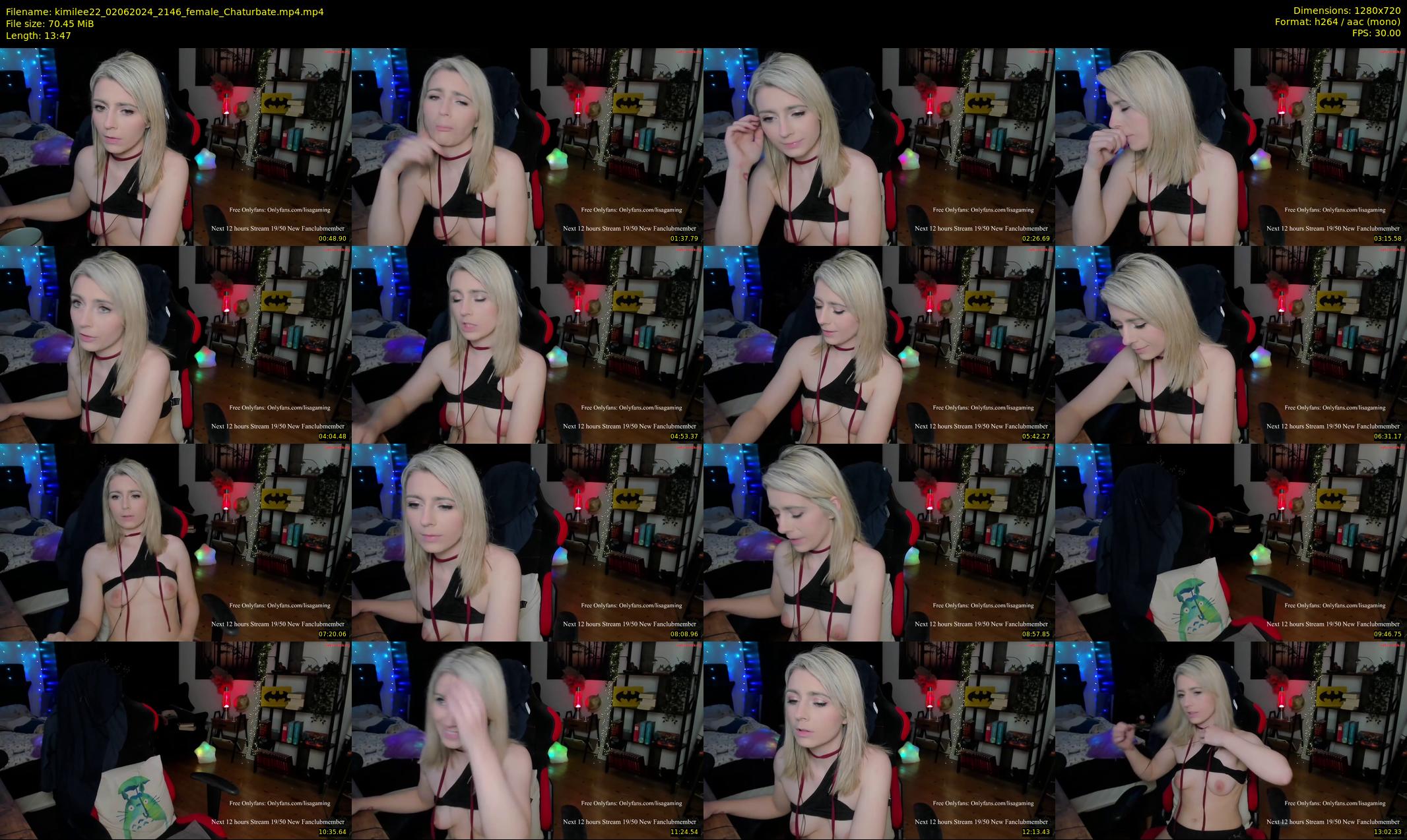 kimilee22 — 14 minute Chaturbate female cam show recording, 720p, Jun 2, 2024
