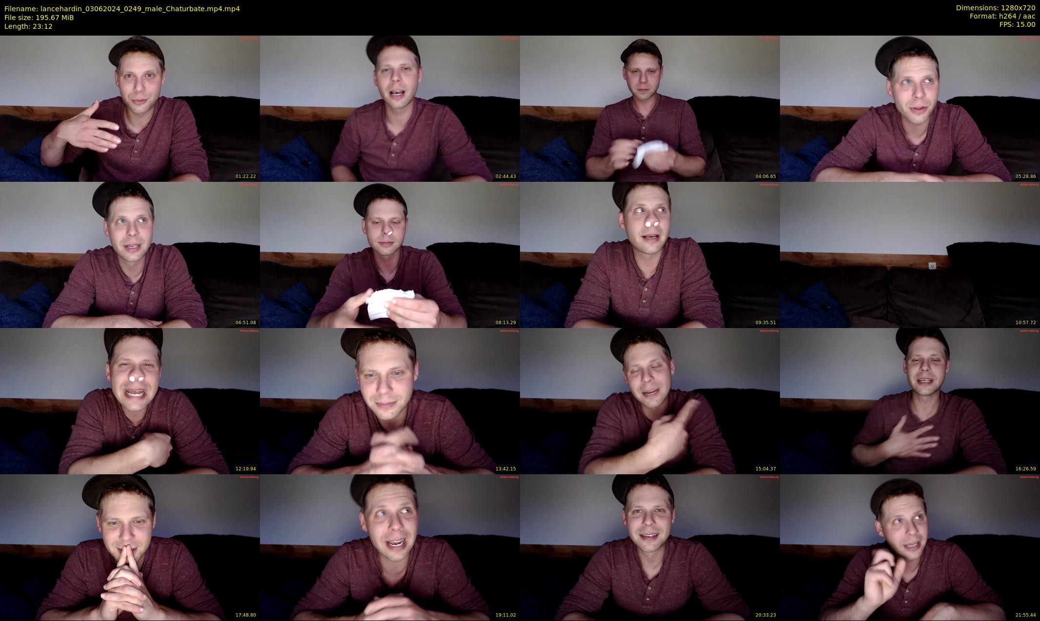 lancehardin — 24 minute Chaturbate male cam show recording, 720p, Jun 3, 2024