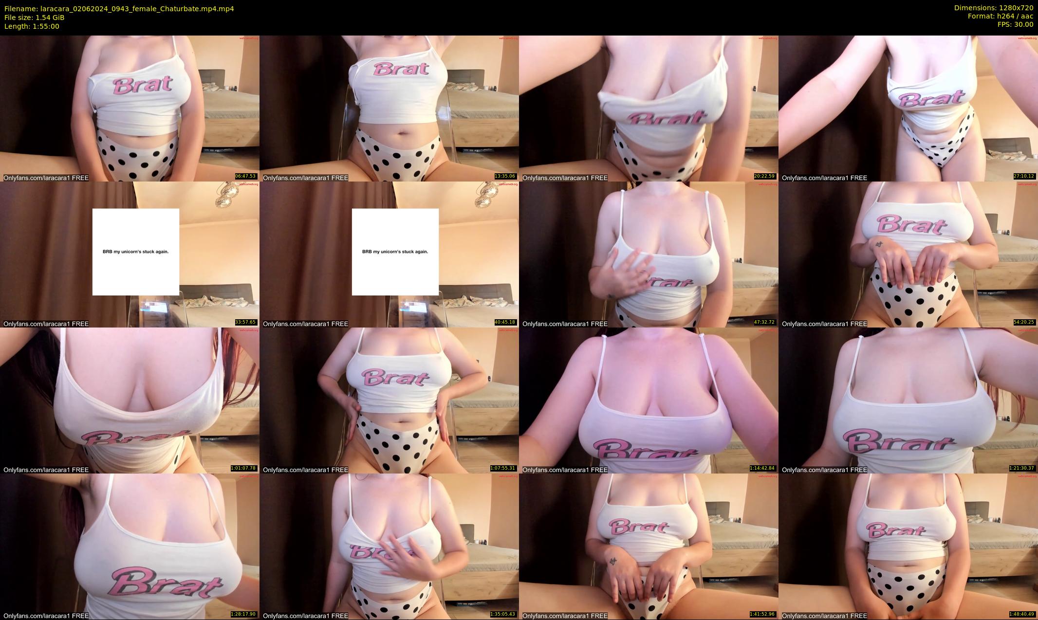 laracara — 115 minute Chaturbate female cam show recording, 720p, Jun 2, 2024