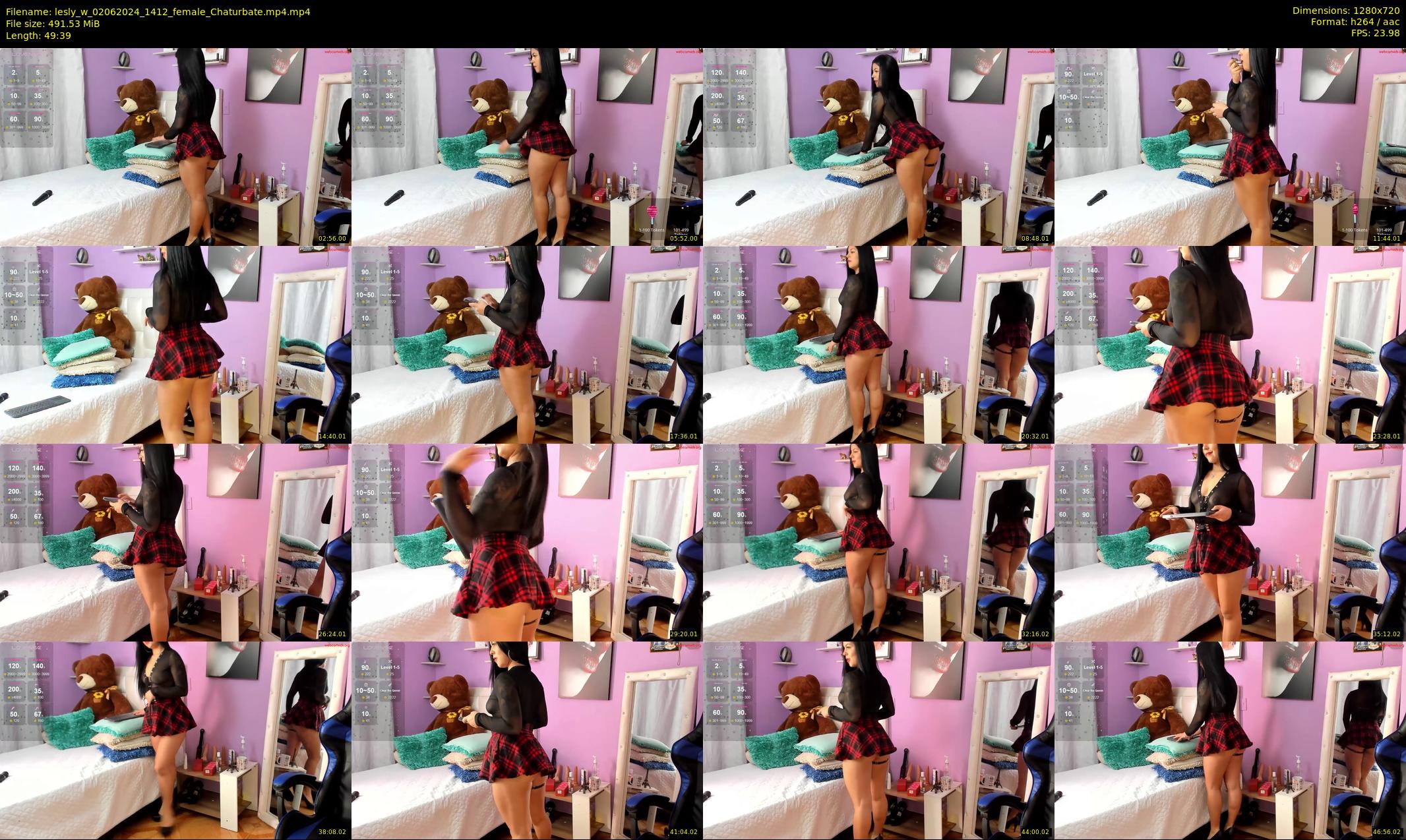 lesly_w — 50 minute Chaturbate female cam show recording, 720p, Jun 2, 2024