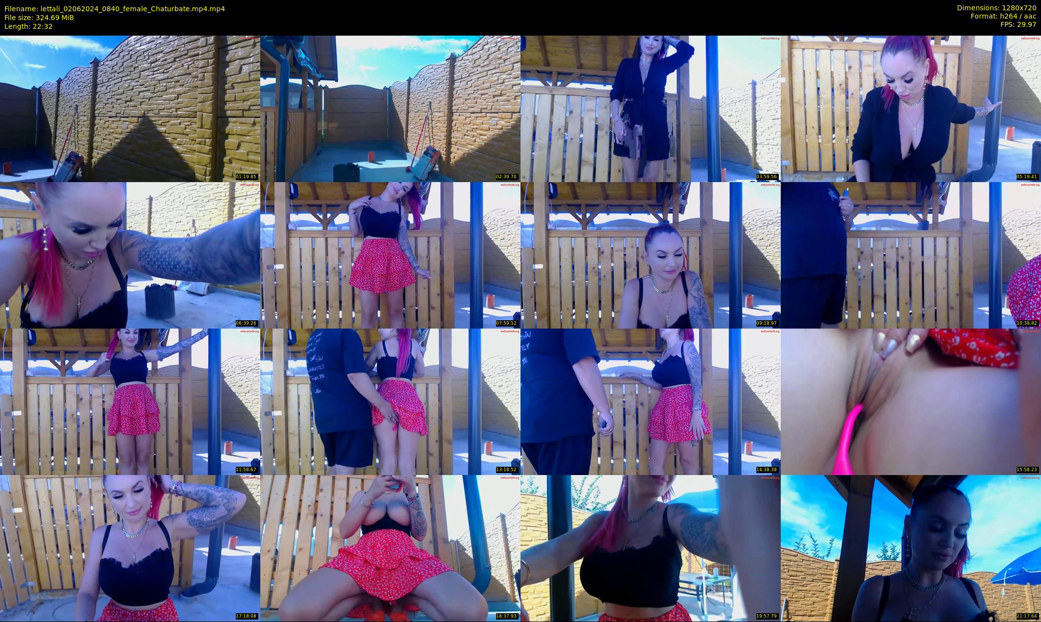 lettali — 23 minute Chaturbate female cam show recording, 720p, Jun 2, 2024