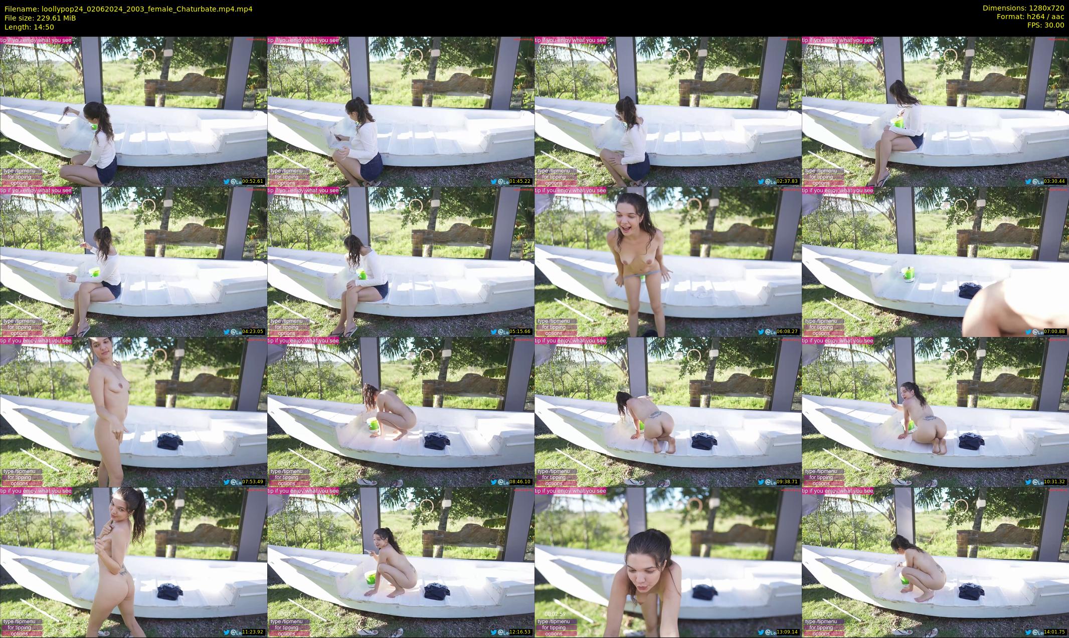 loollypop24 — 15 minute Chaturbate female cam show recording, 720p, Jun 2, 2024