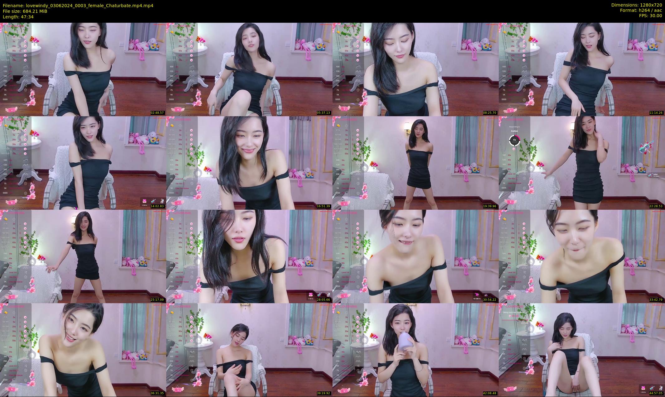 lovewindy — 48 minute Chaturbate female cam show recording, 720p, Jun 3, 2024
