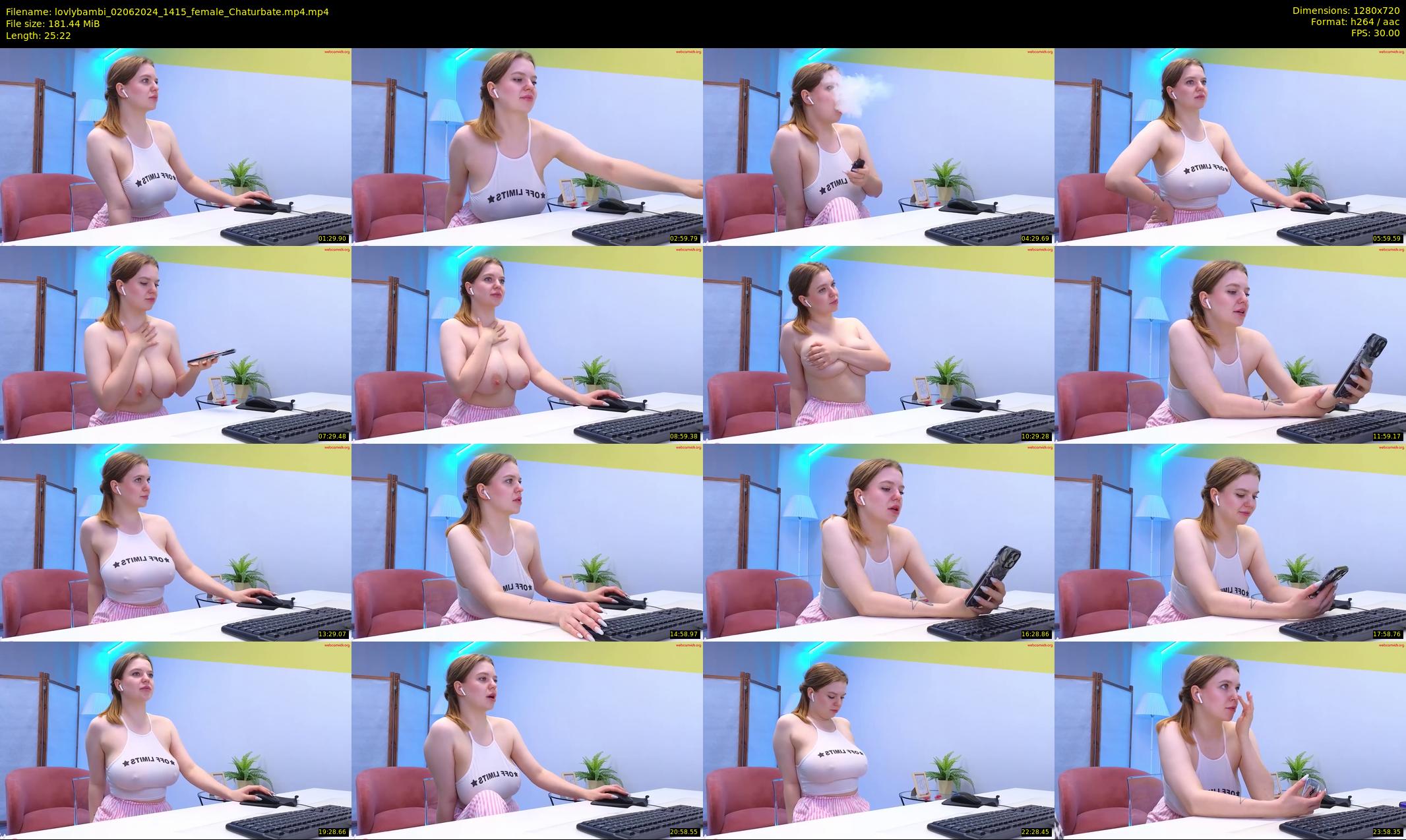 lovlybambi — 26 minute Chaturbate female cam show recording, 720p, Jun 2, 2024