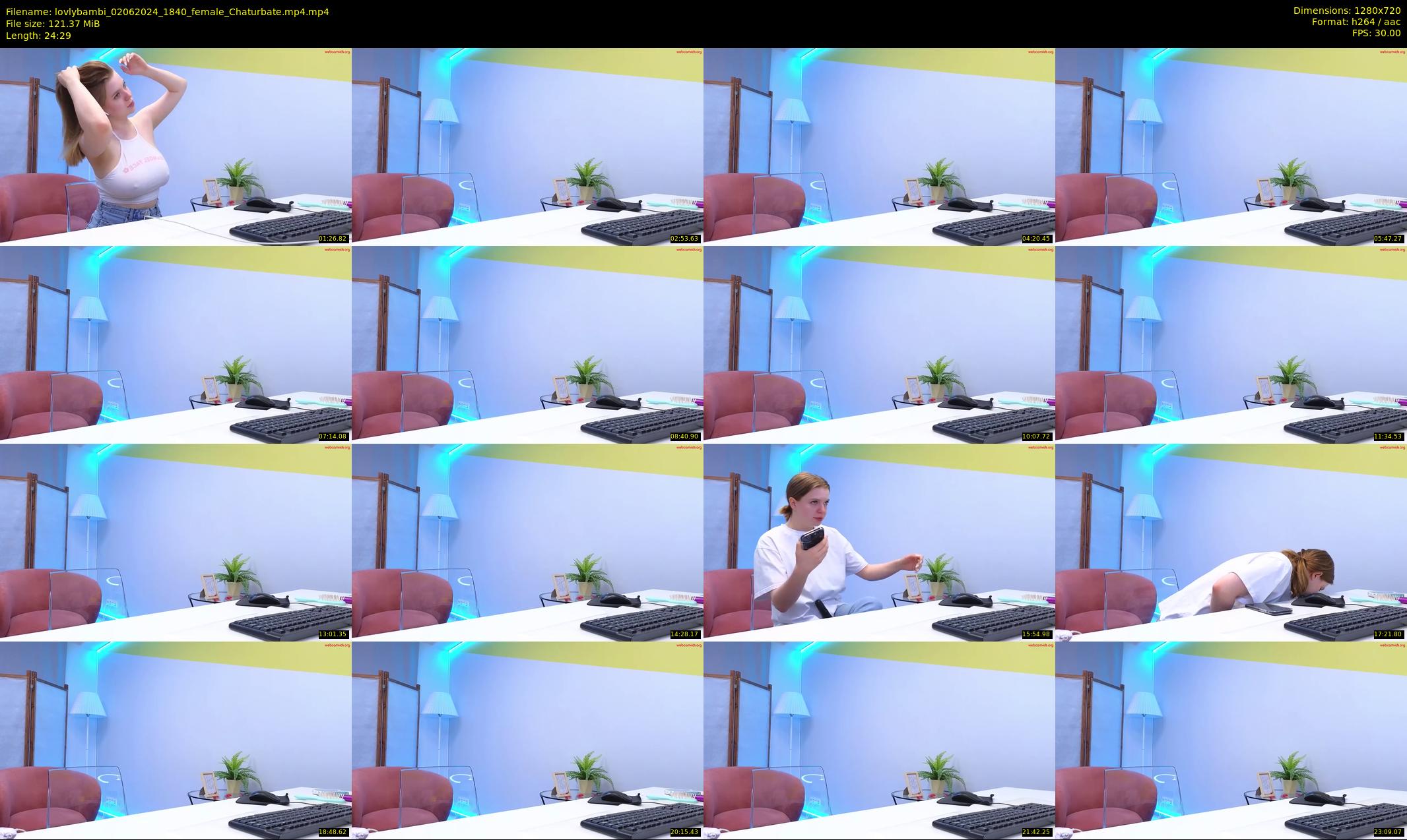 lovlybambi — 25 minute Chaturbate female cam show recording, 720p, Jun 2, 2024