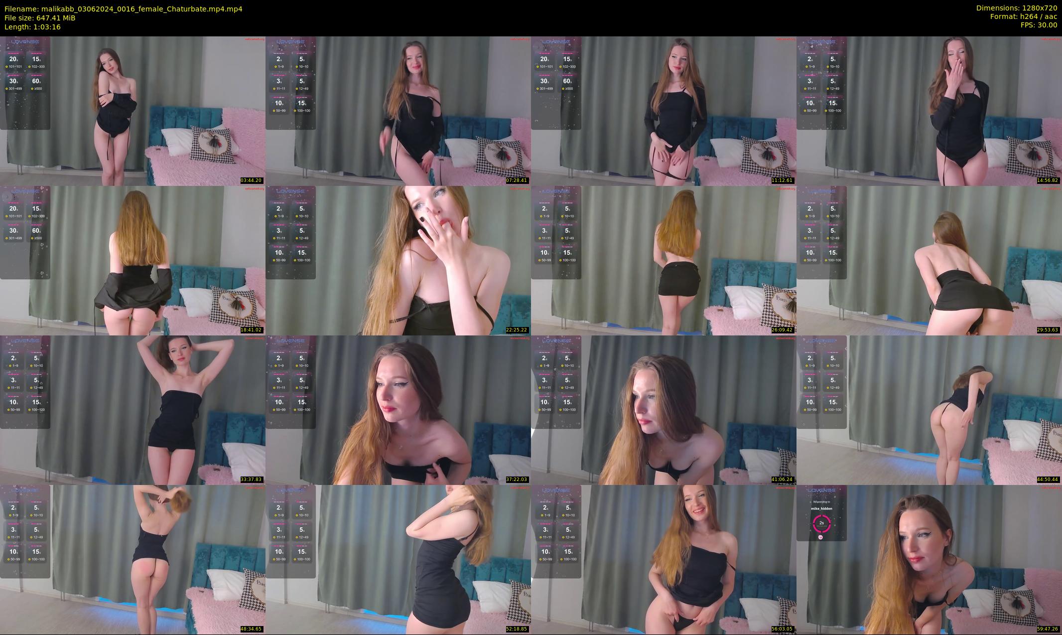 malikabb — 64 minute Chaturbate female cam show recording, 720p, Jun 3, 2024