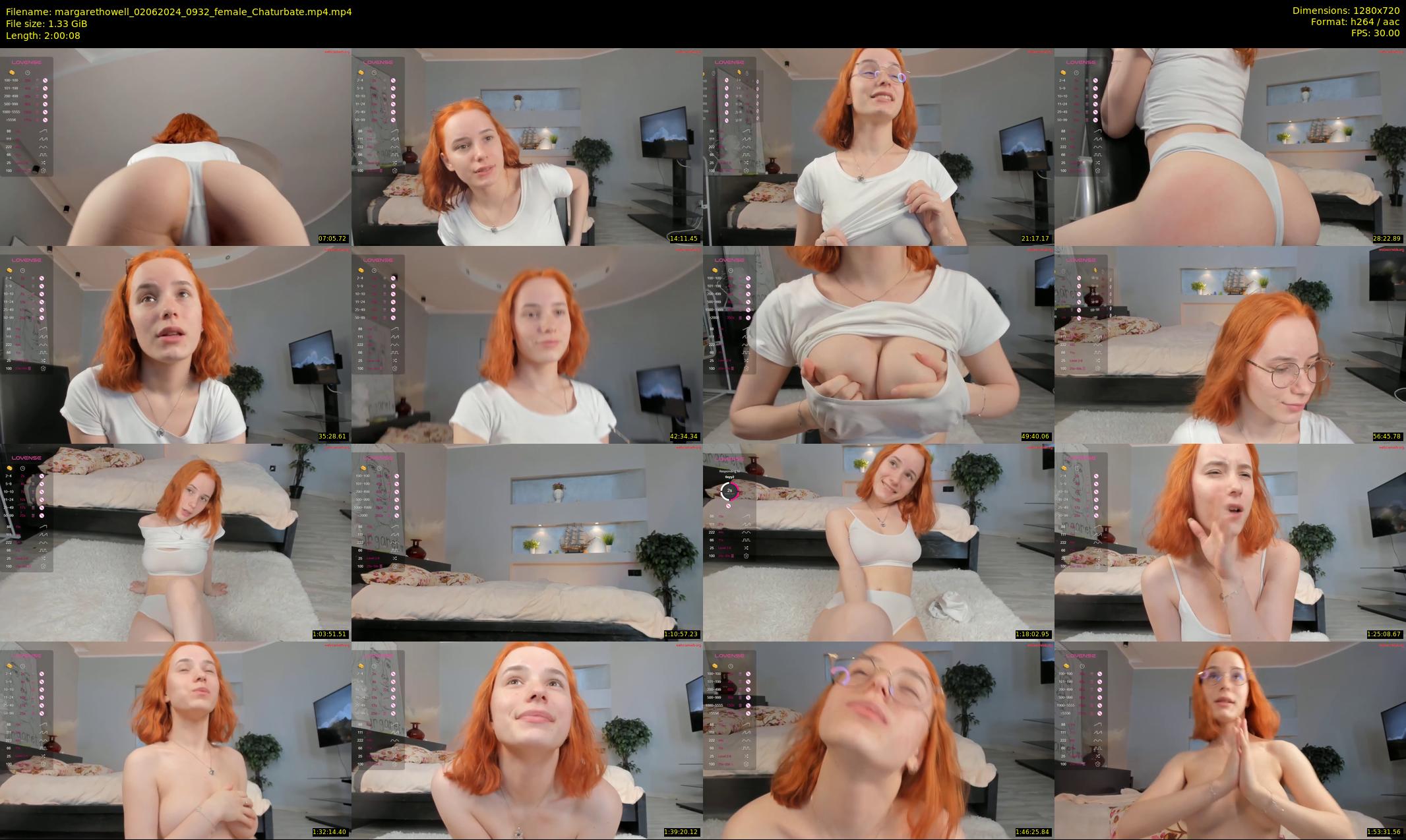 margarethowell — 121 minute Chaturbate female cam show recording, 720p, Jun 2, 2024