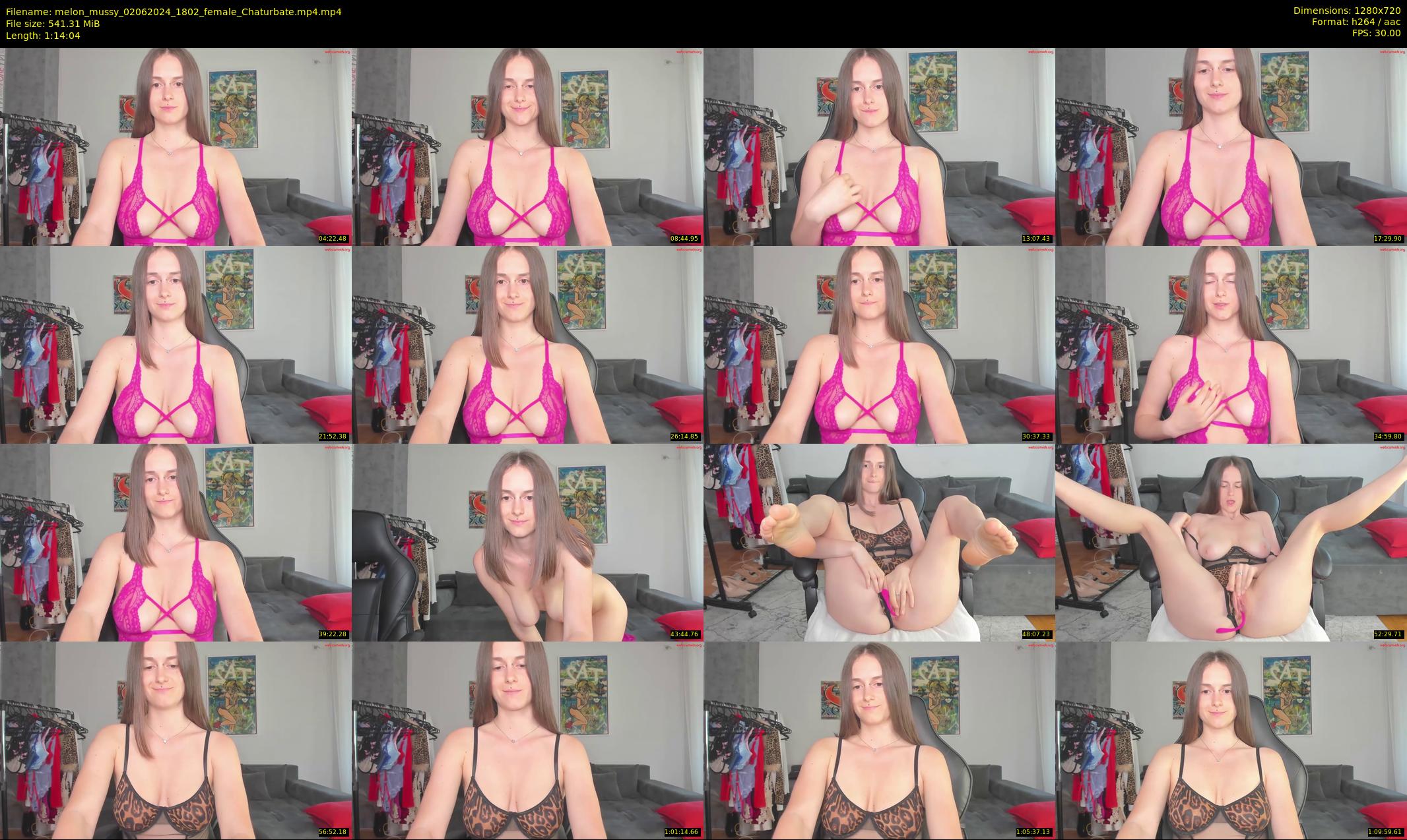 melon_mussy — 75 minute Chaturbate female cam show recording, 720p, Jun 2, 2024