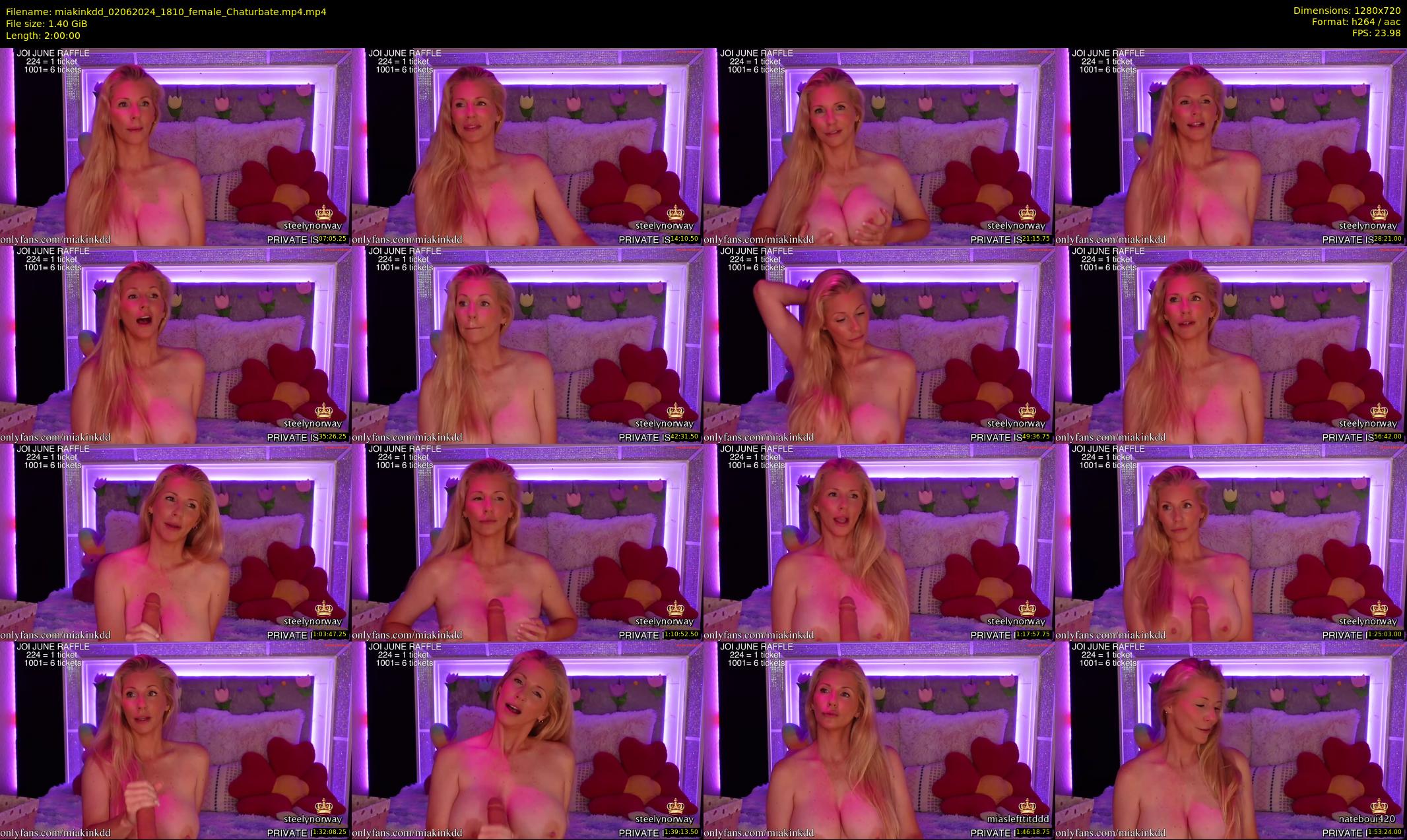 miakinkdd — 120 minute Chaturbate female cam show recording, 720p, Jun 2, 2024