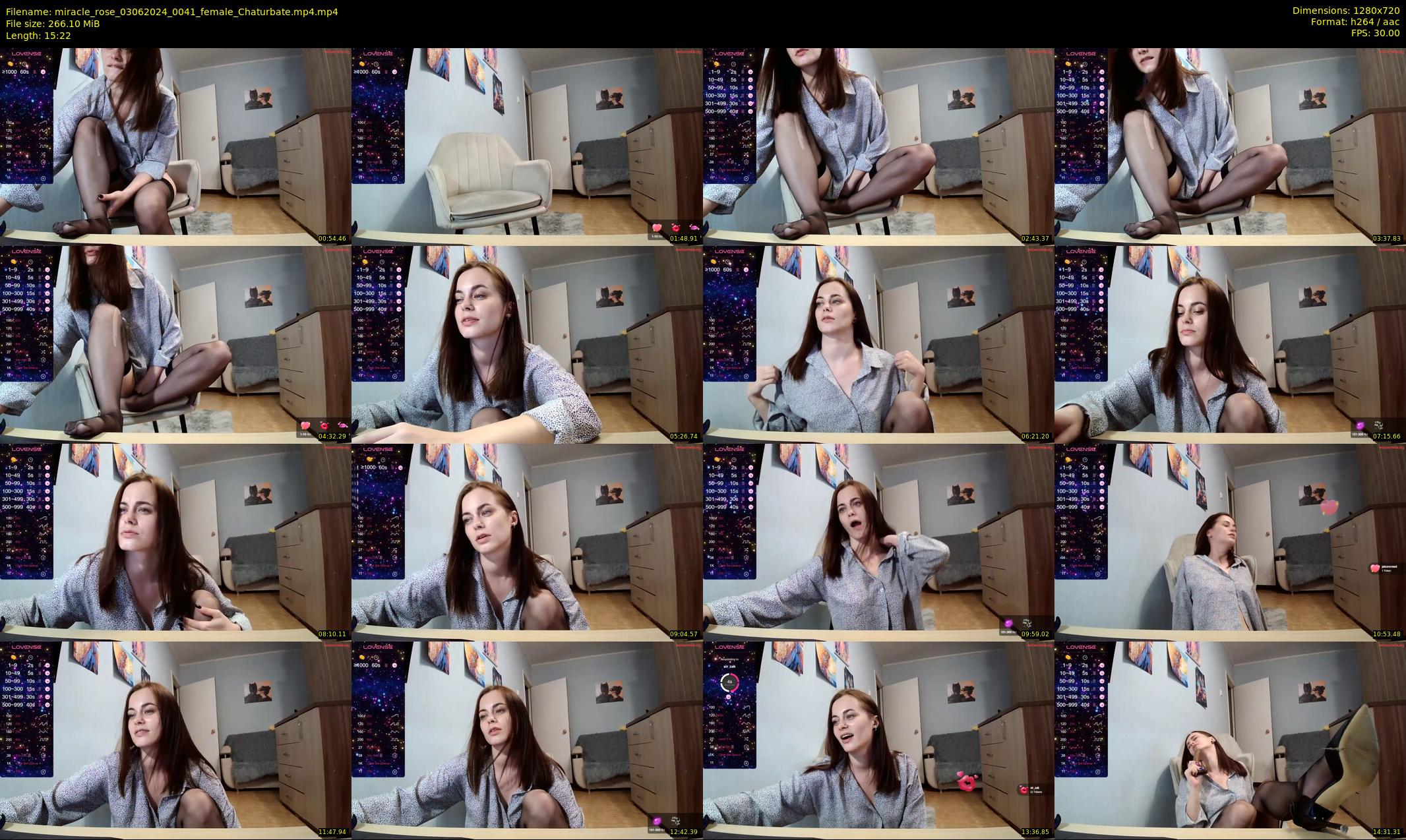 miracle_rose — 16 minute Chaturbate female cam show recording, 720p, Jun 3, 2024