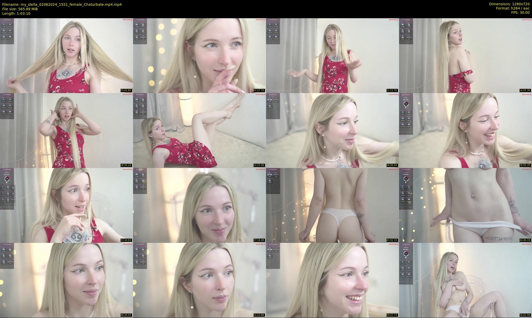 my_stella — 64 minute Chaturbate female cam show recording, 720p, Jun 2, 2024