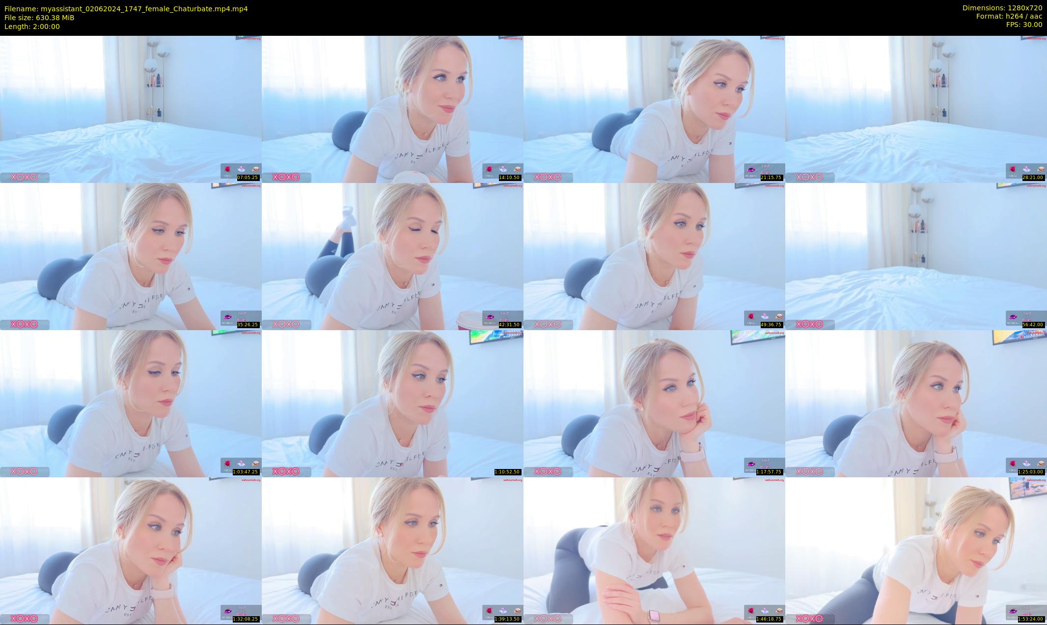 myassistant — 120 minute Chaturbate female cam show recording, 720p, Jun 2, 2024