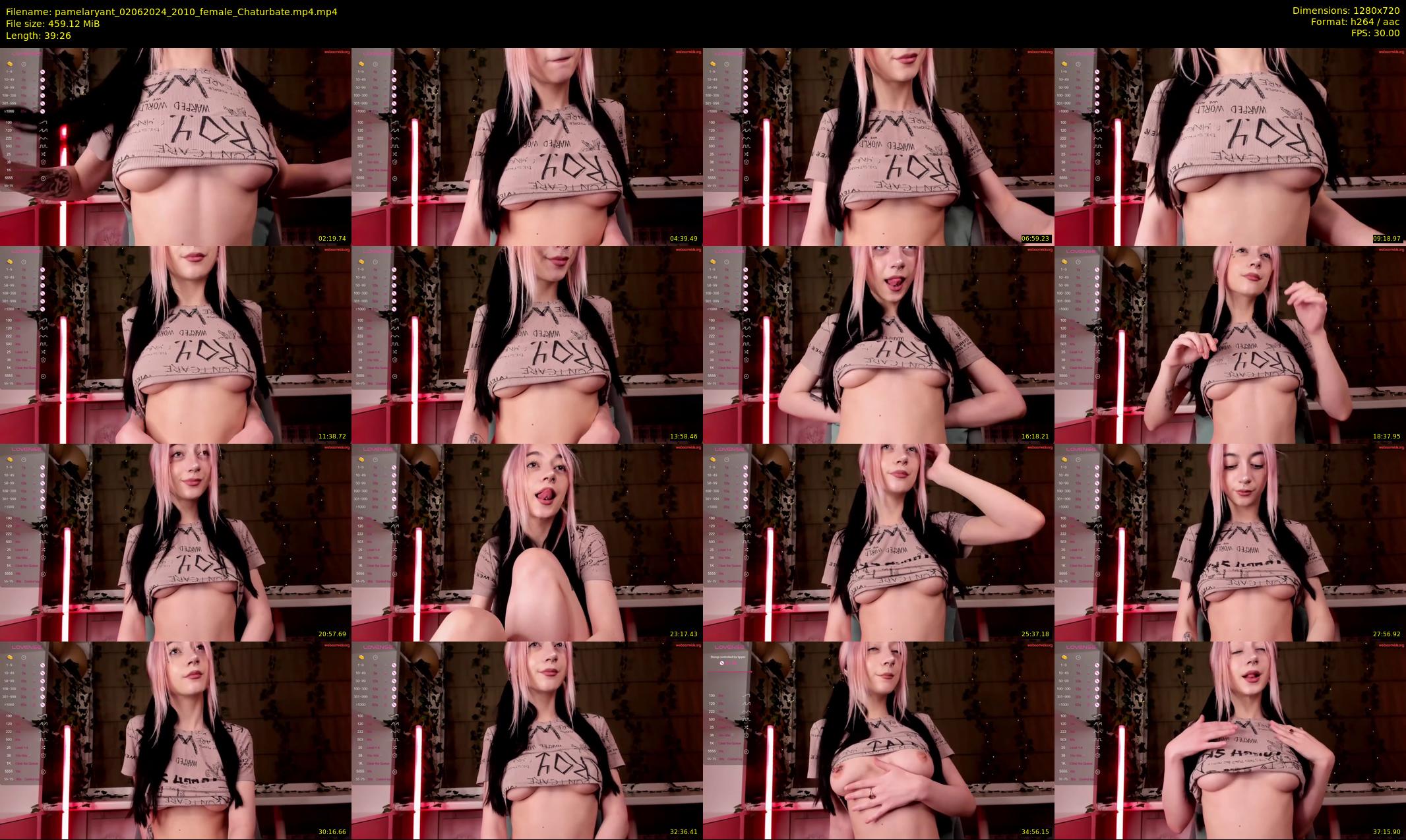pamelaryant — 40 minute Chaturbate female cam show recording, 720p, Jun 2, 2024
