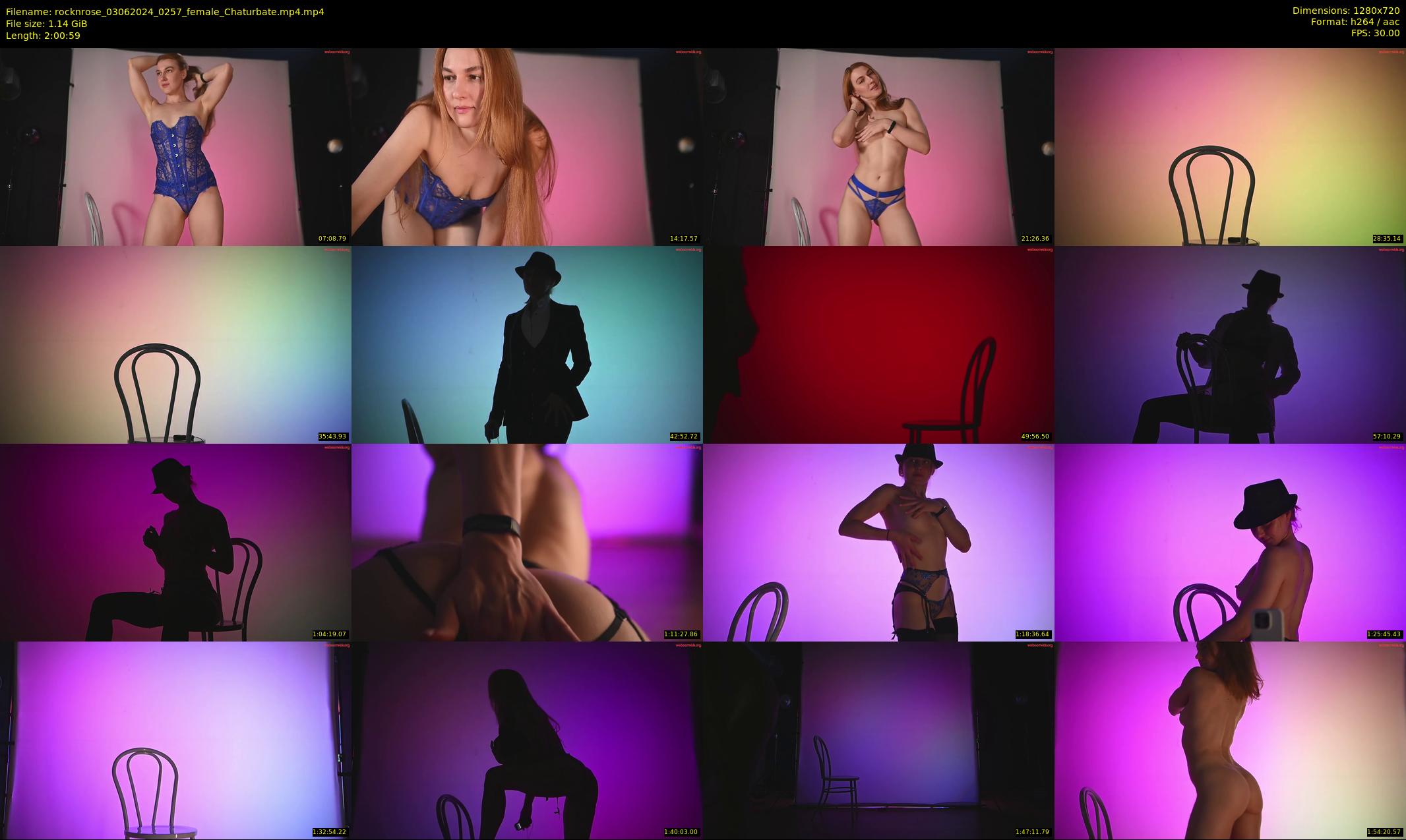 rocknrose — 121 minute Chaturbate female cam show recording, 720p, Jun 3, 2024