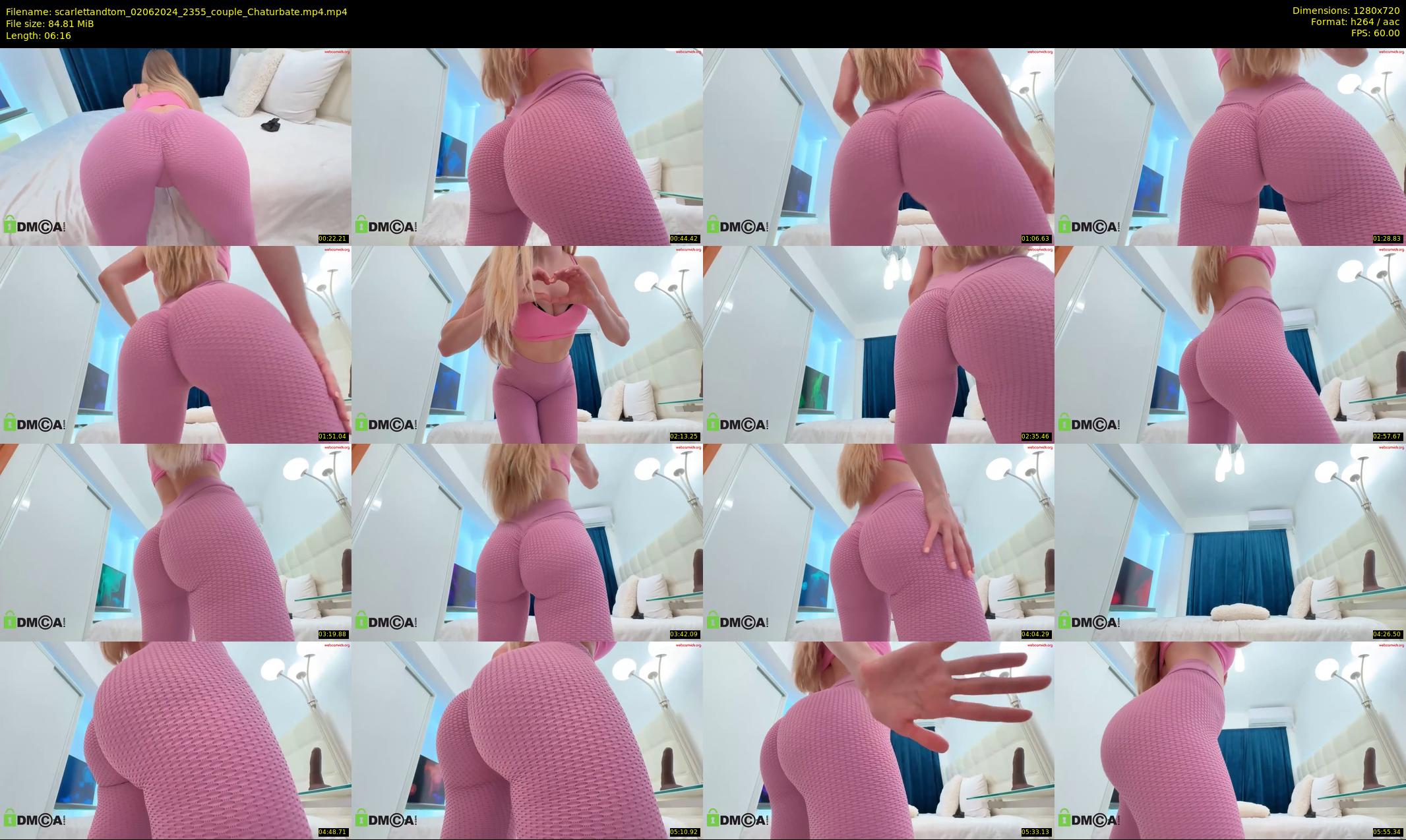 scarlettandtom — 7 minute Chaturbate couple cam show recording, 720p, Jun 2, 2024