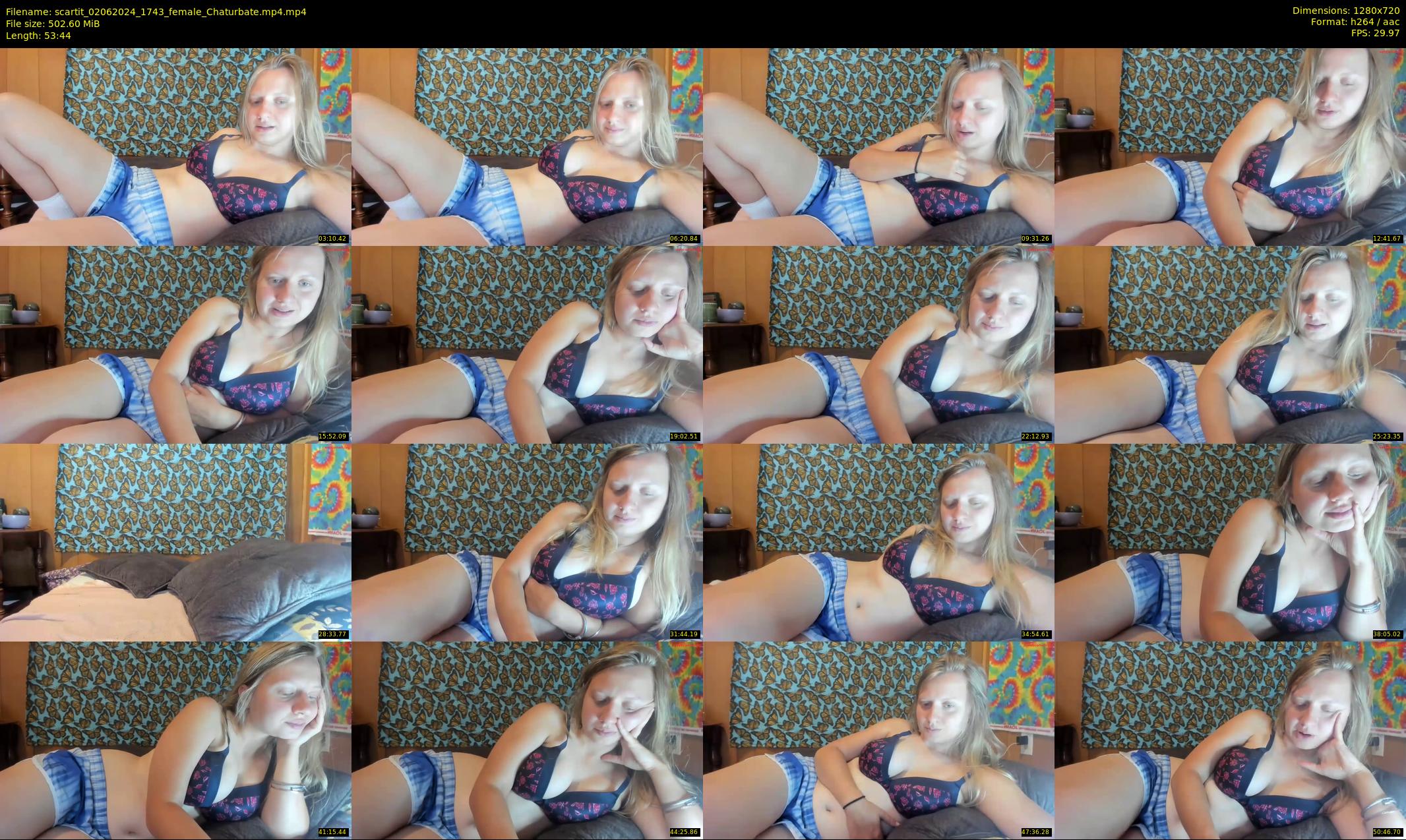 scartit — 54 minute Chaturbate female cam show recording, 720p, Jun 2, 2024