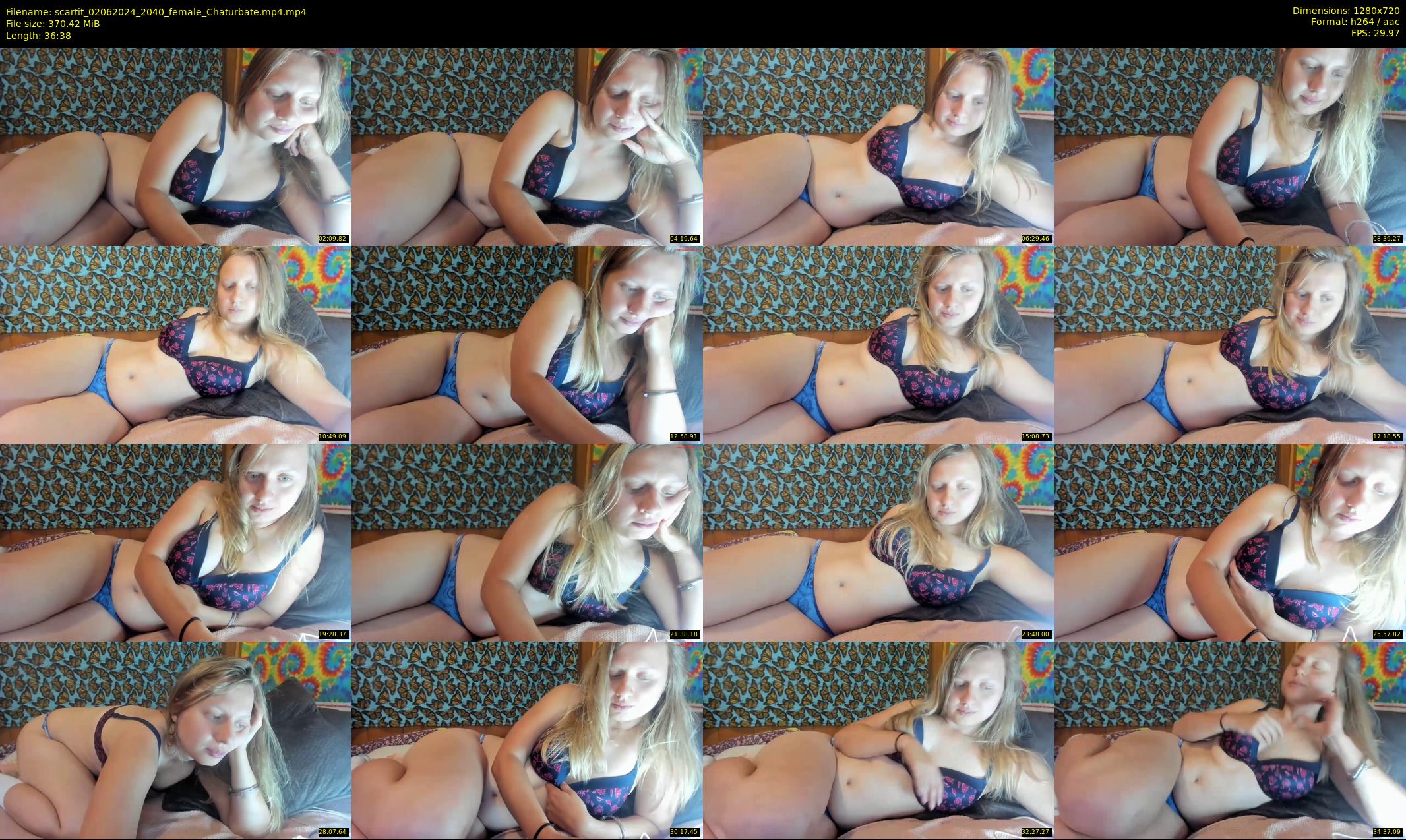 scartit — 37 minute Chaturbate female cam show recording, 720p, Jun 2, 2024