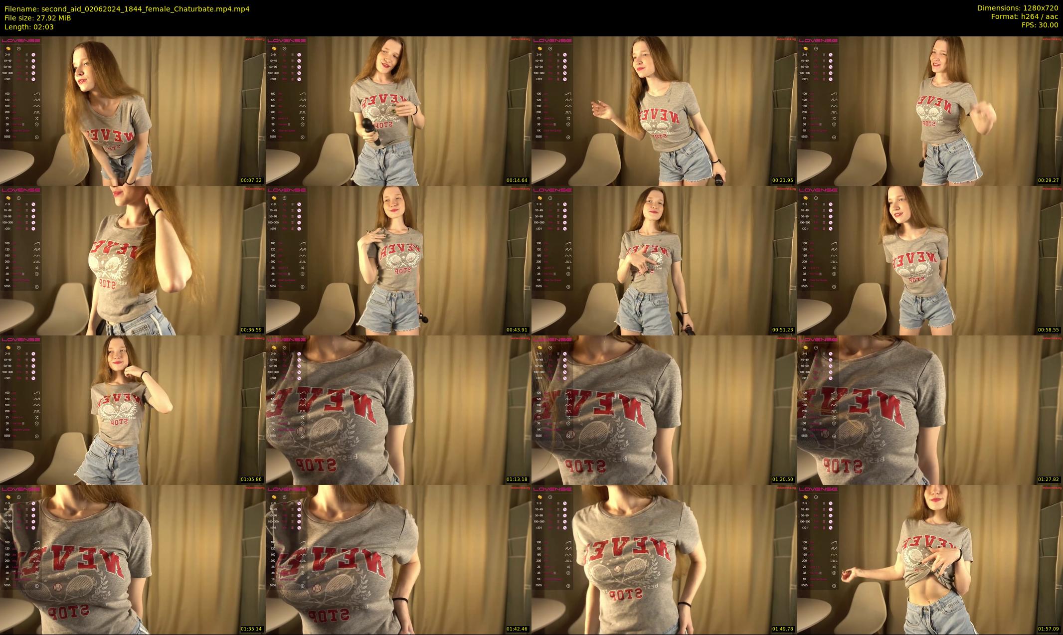 second_aid — 3 minute Chaturbate female cam show recording, 720p, Jun 2, 2024