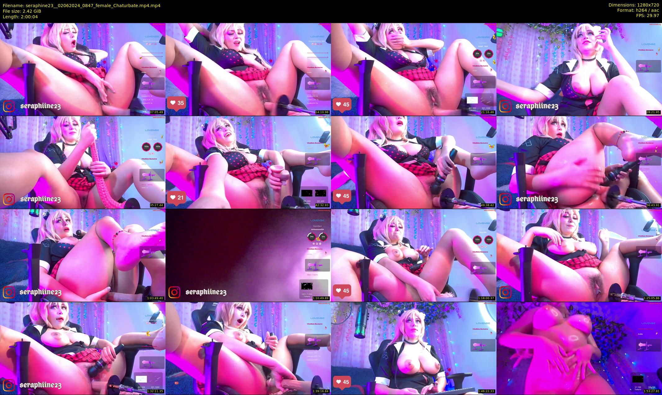 seraphine23_ — 121 minute Chaturbate female cam show recording, 720p, Jun 2, 2024
