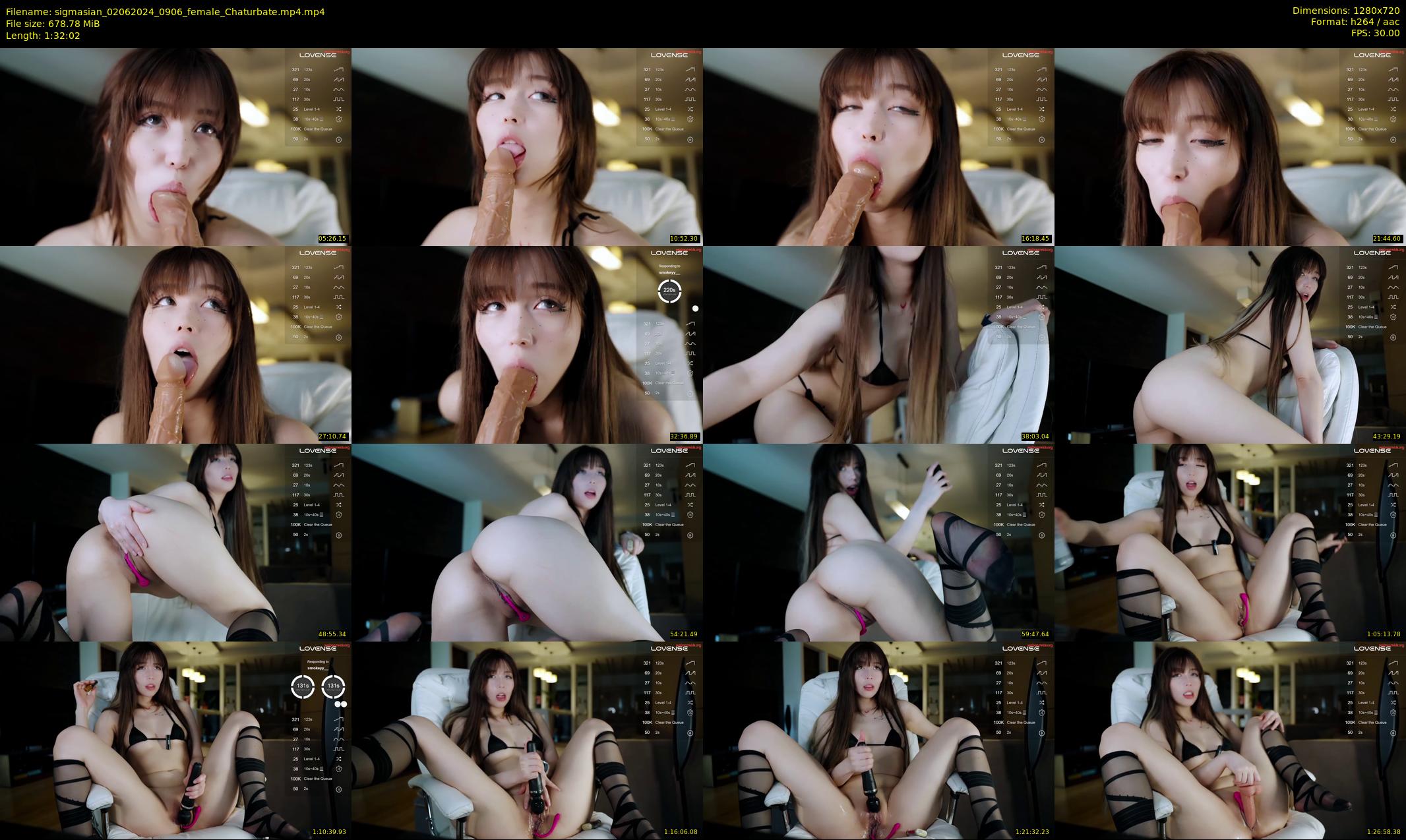 sigmasian — 93 minute Chaturbate female cam show recording, 720p, Jun 2, 2024