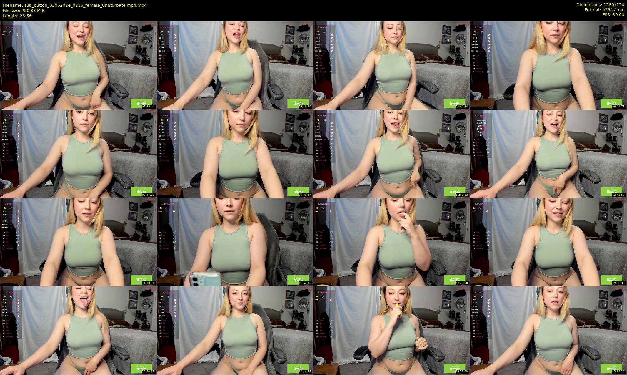 sub_button — 27 minute Chaturbate female cam show recording, 720p, Jun 3, 2024