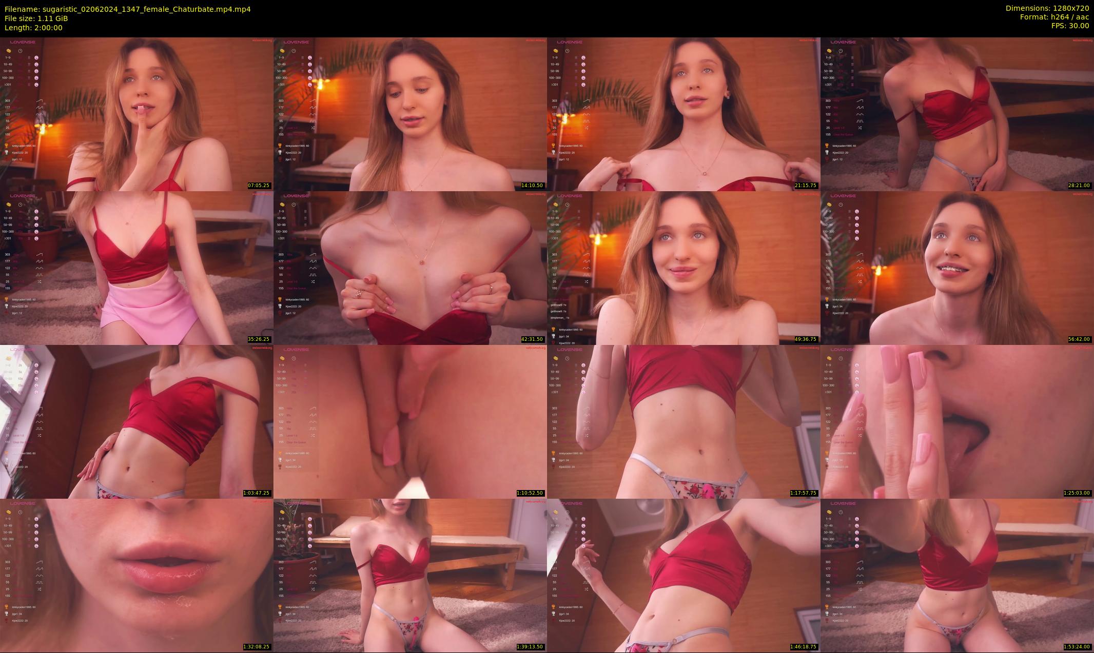 sugaristic — 120 minute Chaturbate female cam show recording, 720p, Jun 2, 2024