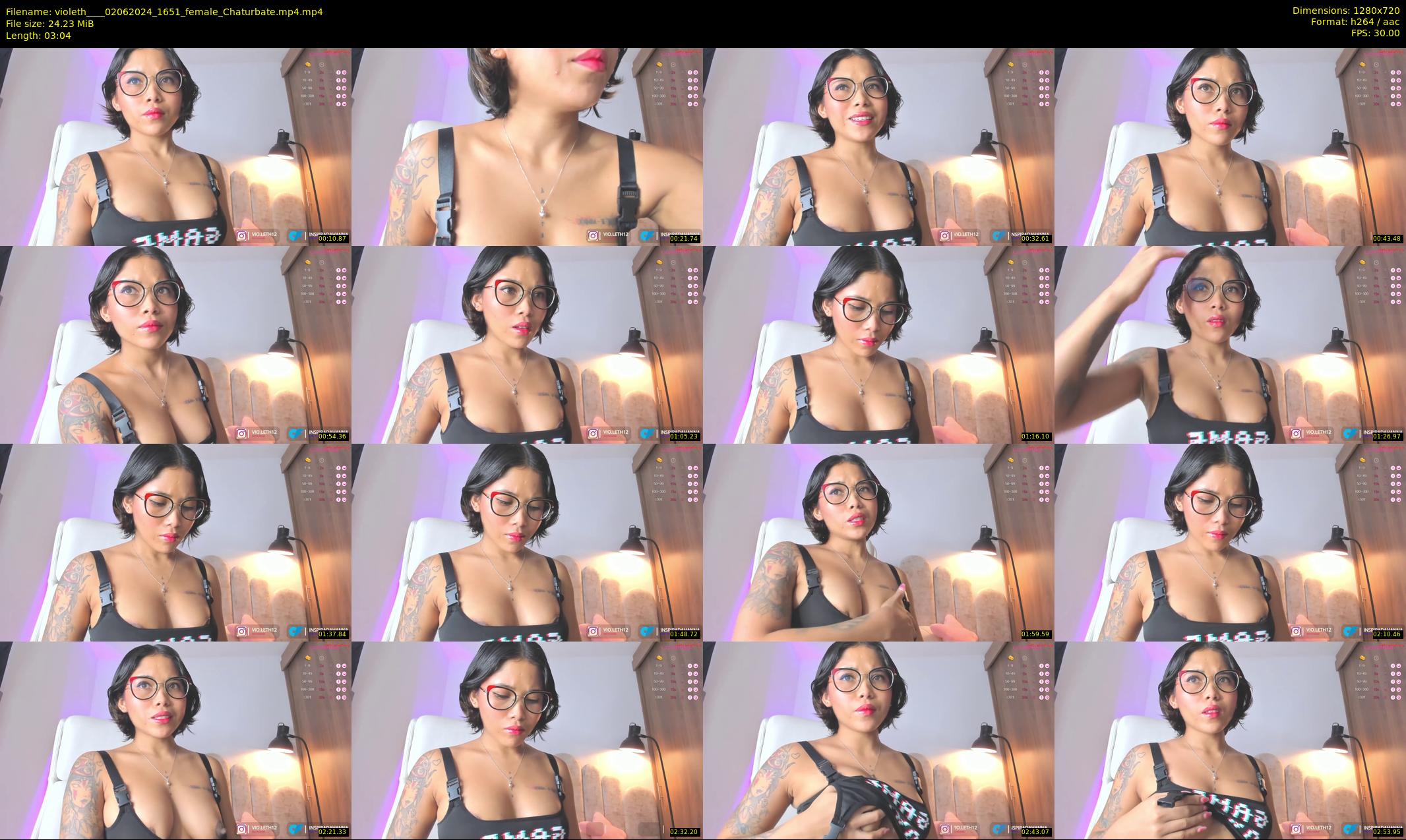 violeth___ — 4 minute Chaturbate female cam show recording, 720p, Jun 2, 2024