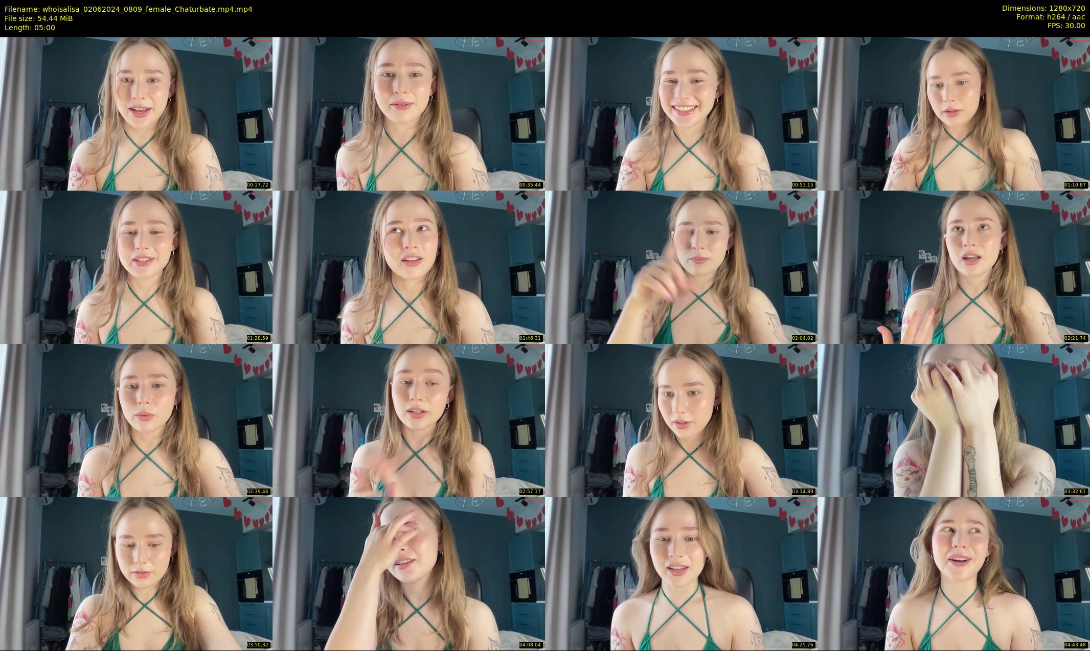 whoisalisa — 5 minute Chaturbate female cam show recording, 720p, Jun 2, 2024