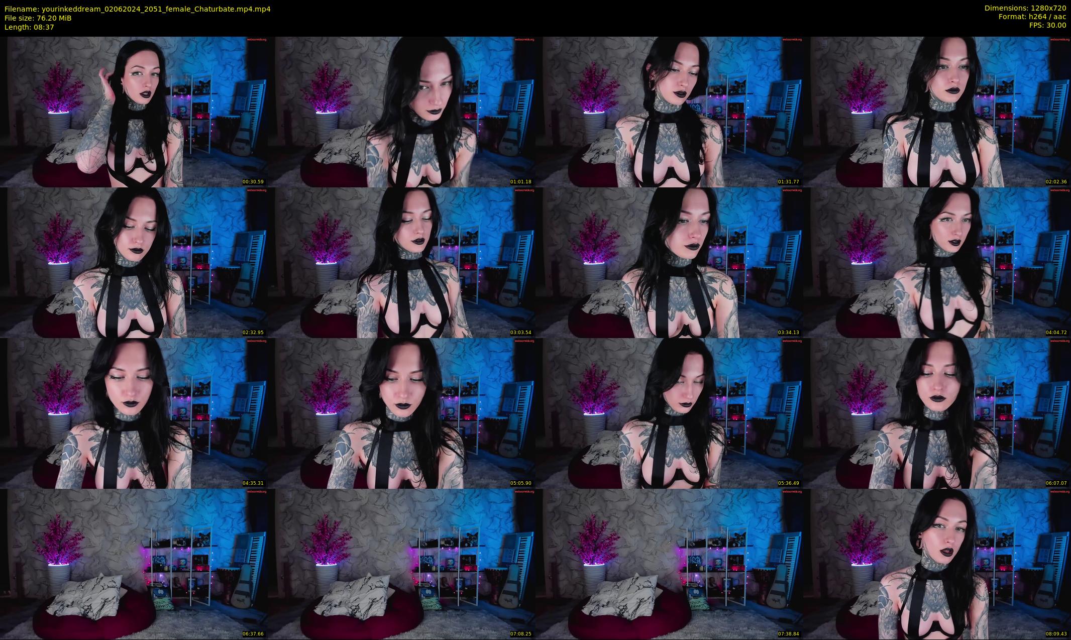 yourinkeddream — 9 minute Chaturbate couple cam show recording, 720p, Jun 2, 2024