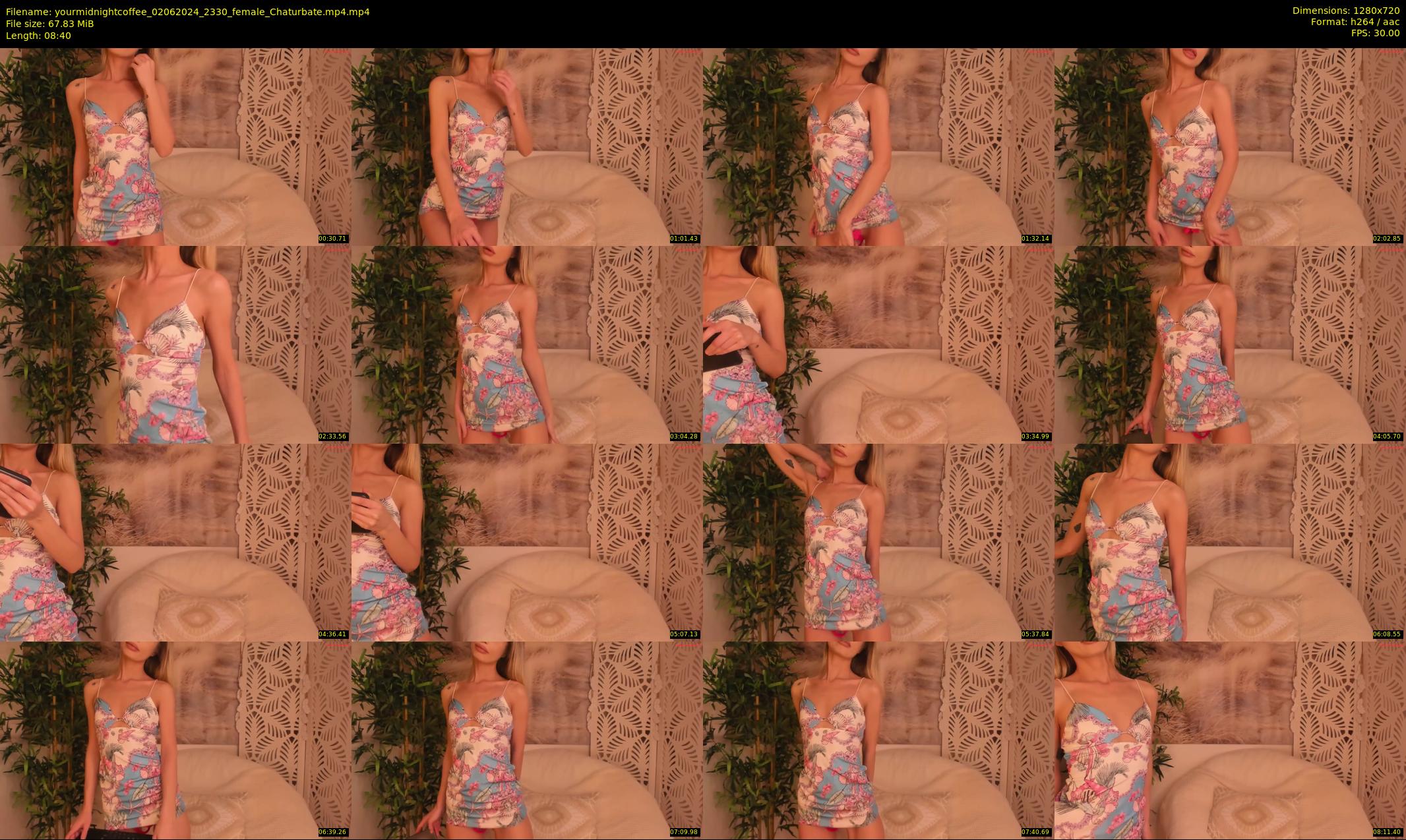 yourmidnightcoffee — 9 minute Chaturbate female cam show recording, 720p, Jun 2, 2024