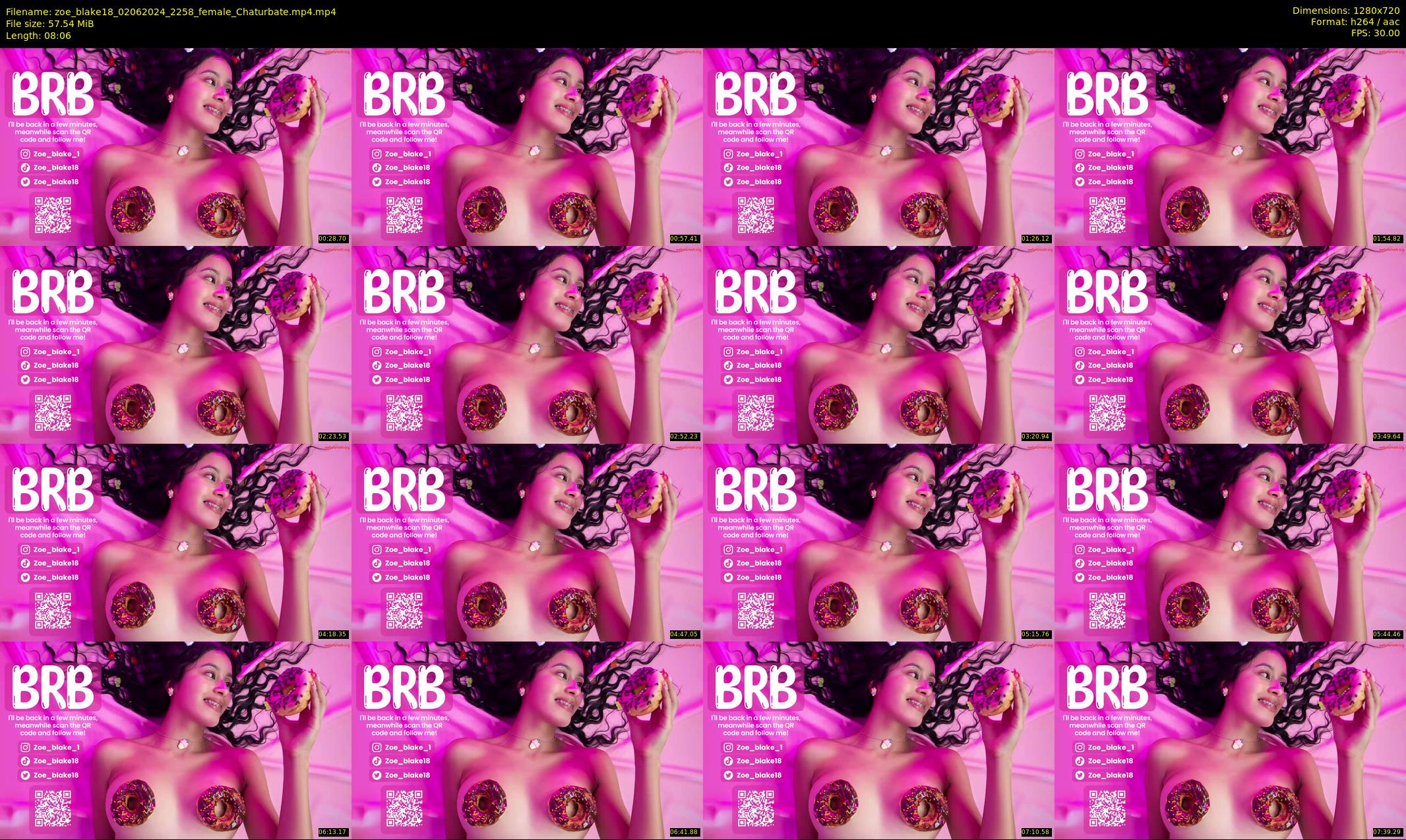 zoe_blake18 — 9 minute Chaturbate female cam show recording, 720p, Jun 2, 2024