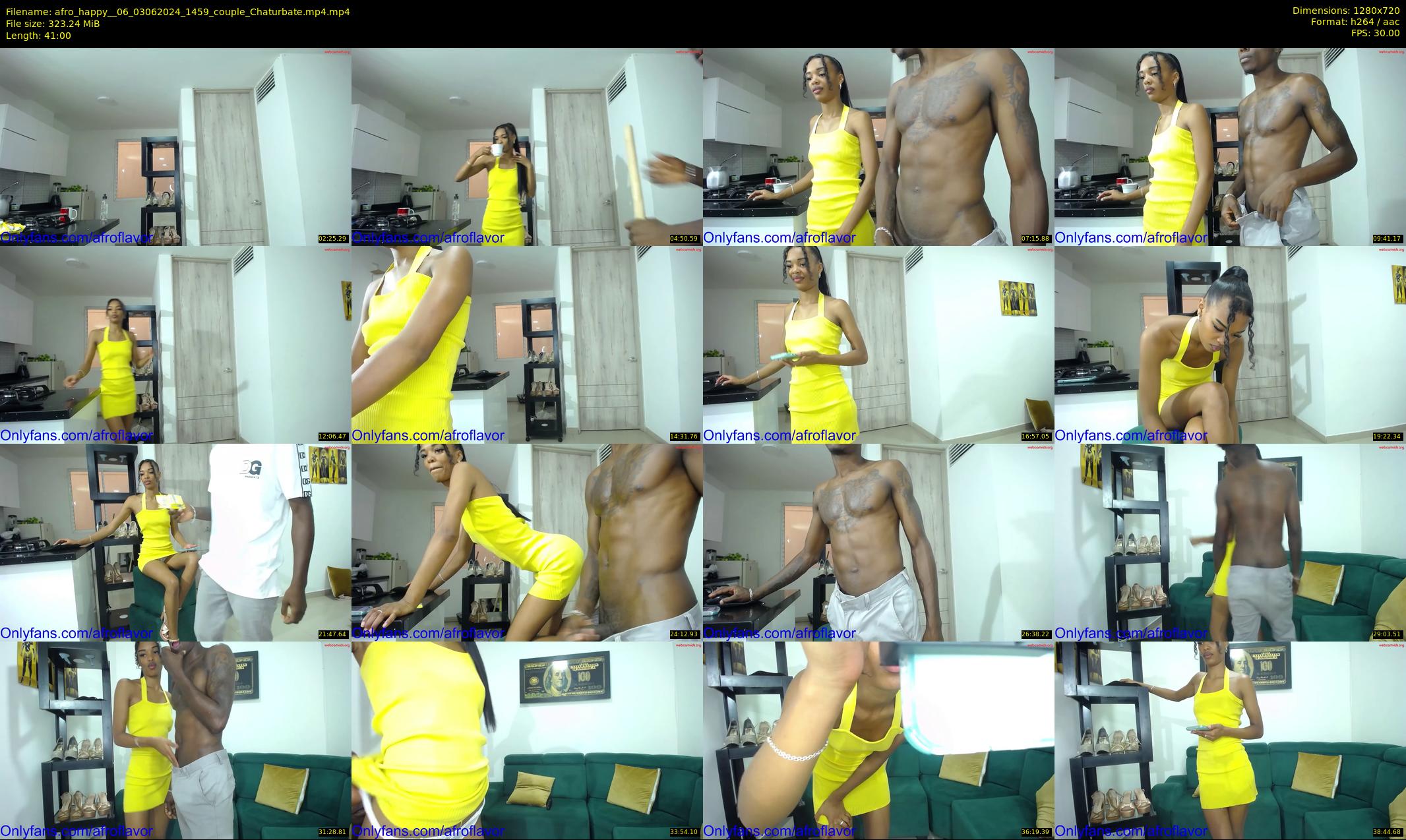 afro_happy__06 — 41 minute Chaturbate couple cam show recording, 720p, Jun 3, 2024